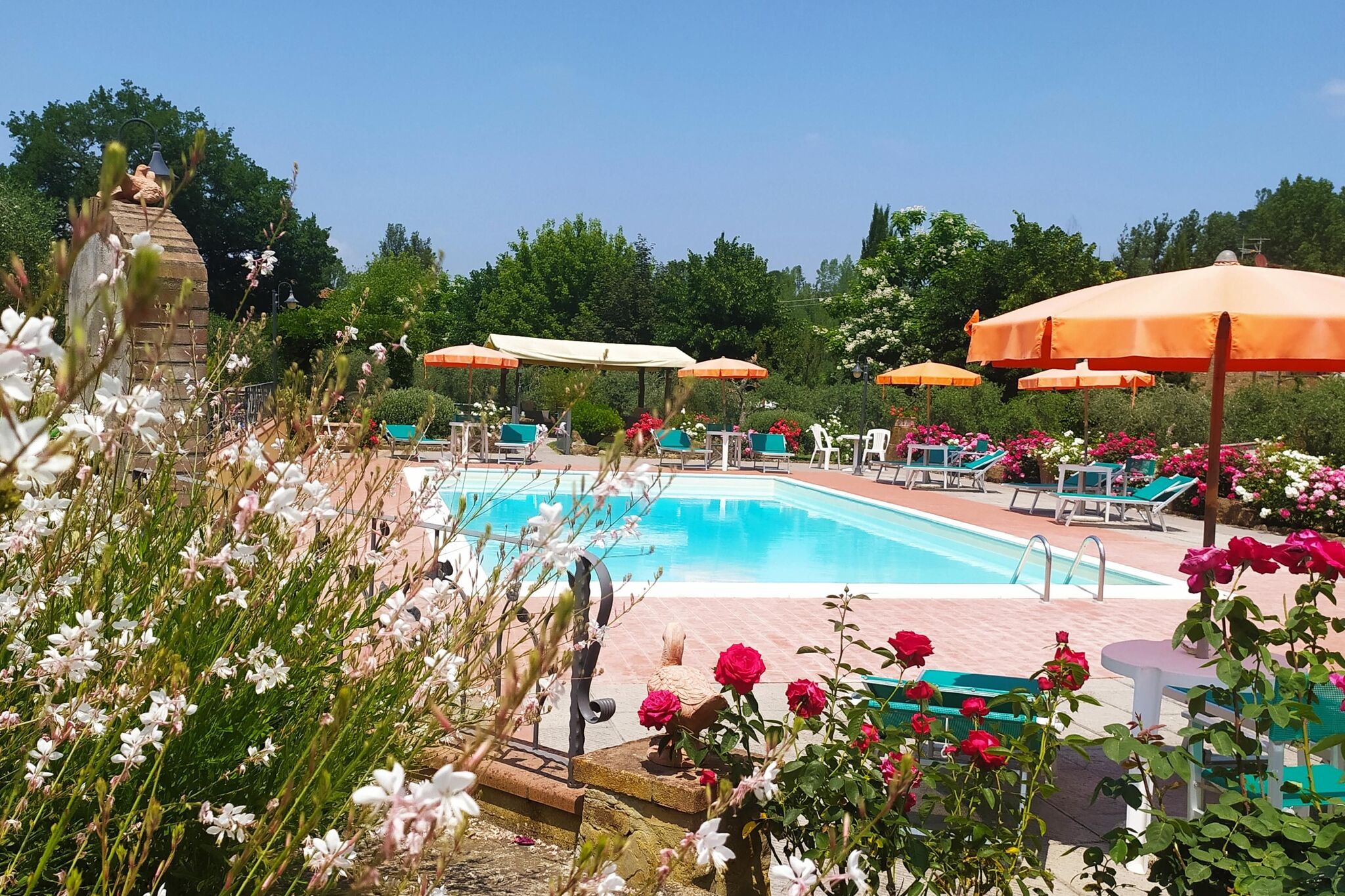 Geweldig appartement in Montaione met gedeeld zwembad