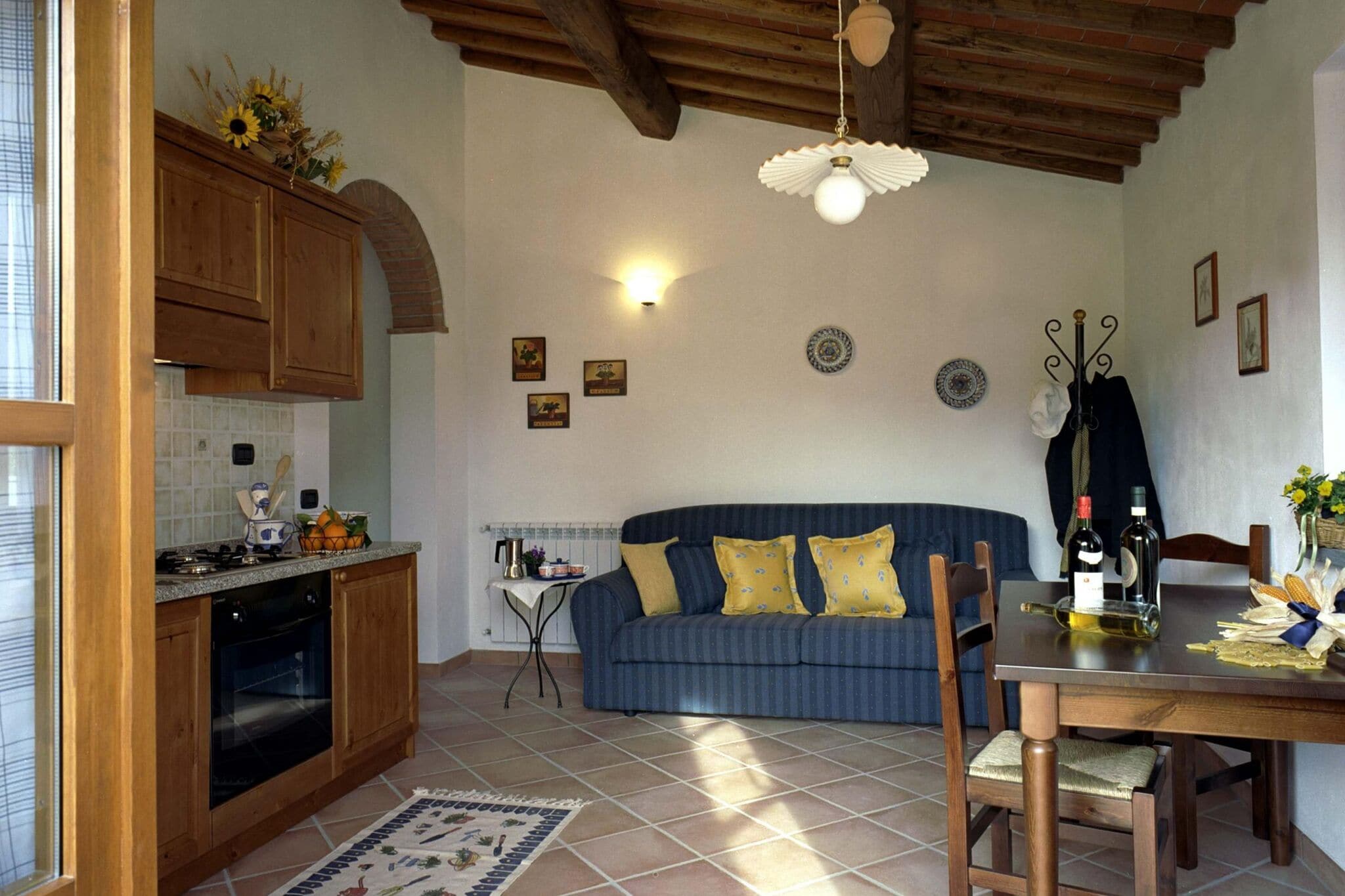 Spacious apartment in Montaione with shared swimming pool