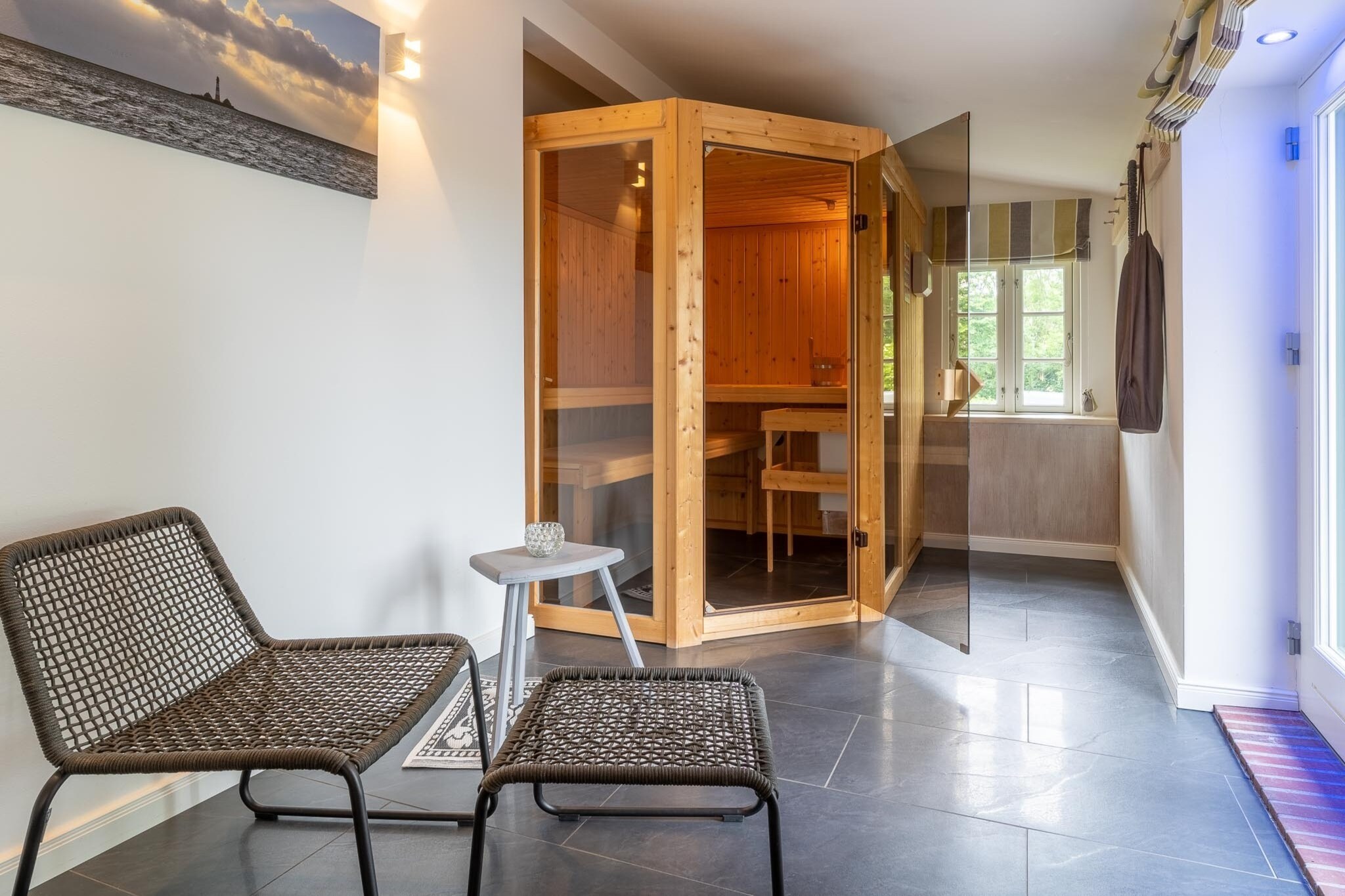 Ferienhaus Hygge Westerhever-Terrasse / balcon