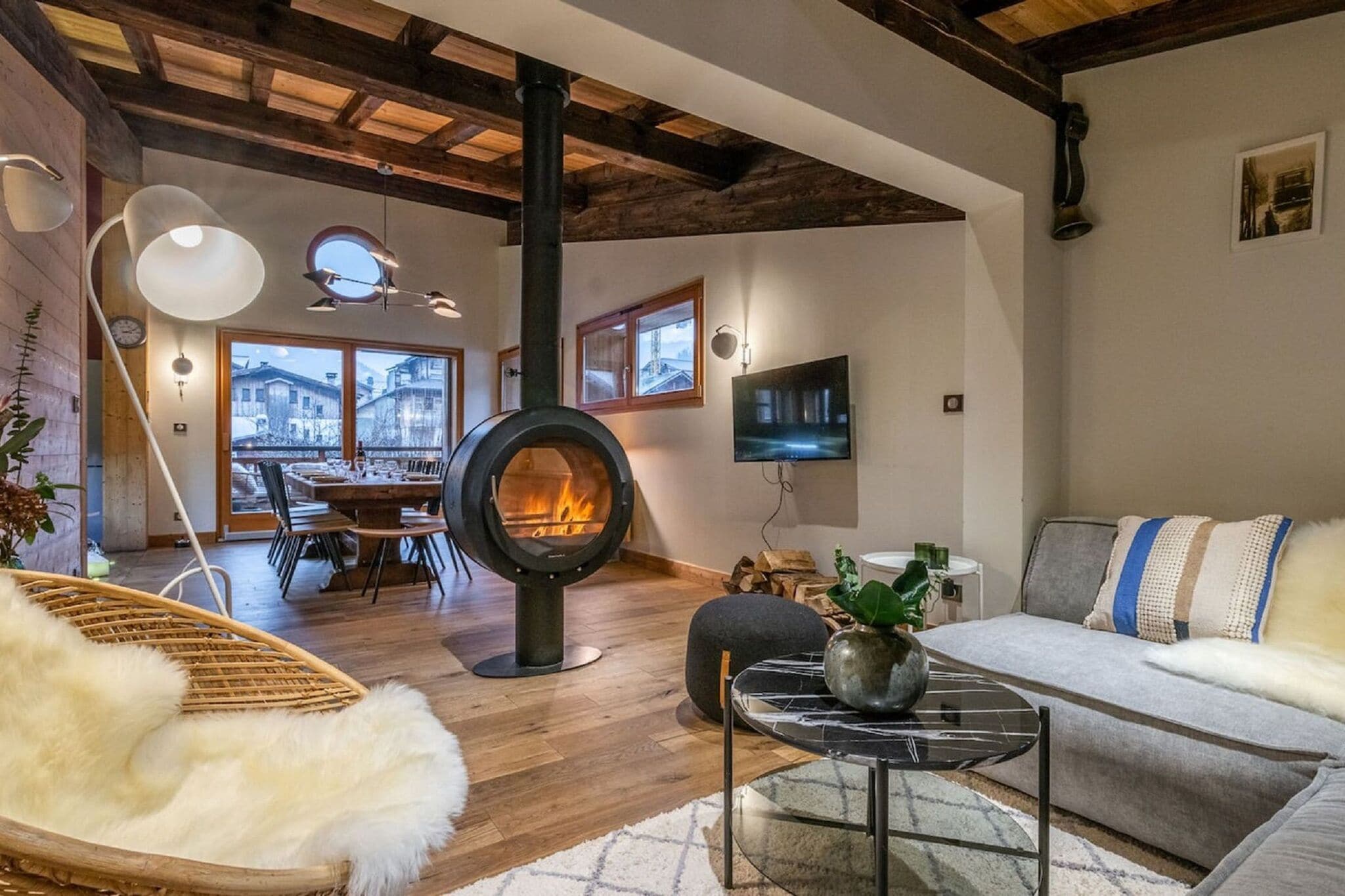 Congenial Chalet in the center of Morzine with Wellness Area