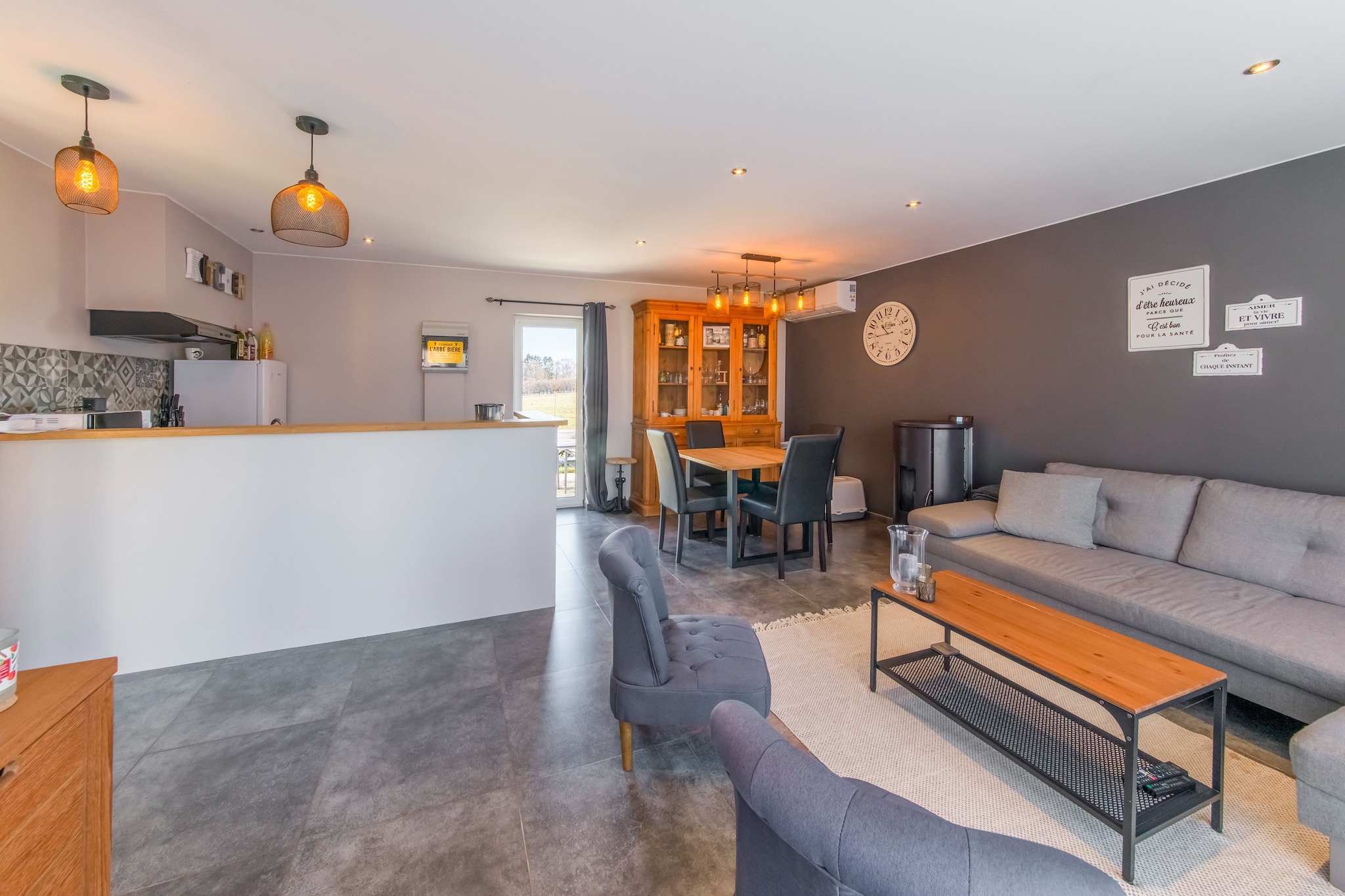 Modern holiday home in Ouffet with terrace