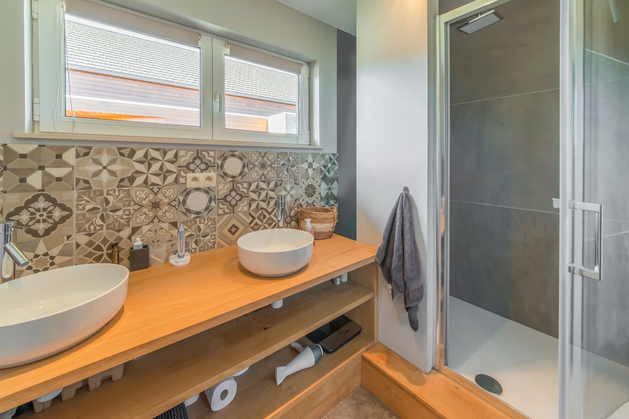 Modern holiday home in Ouffet with terrace