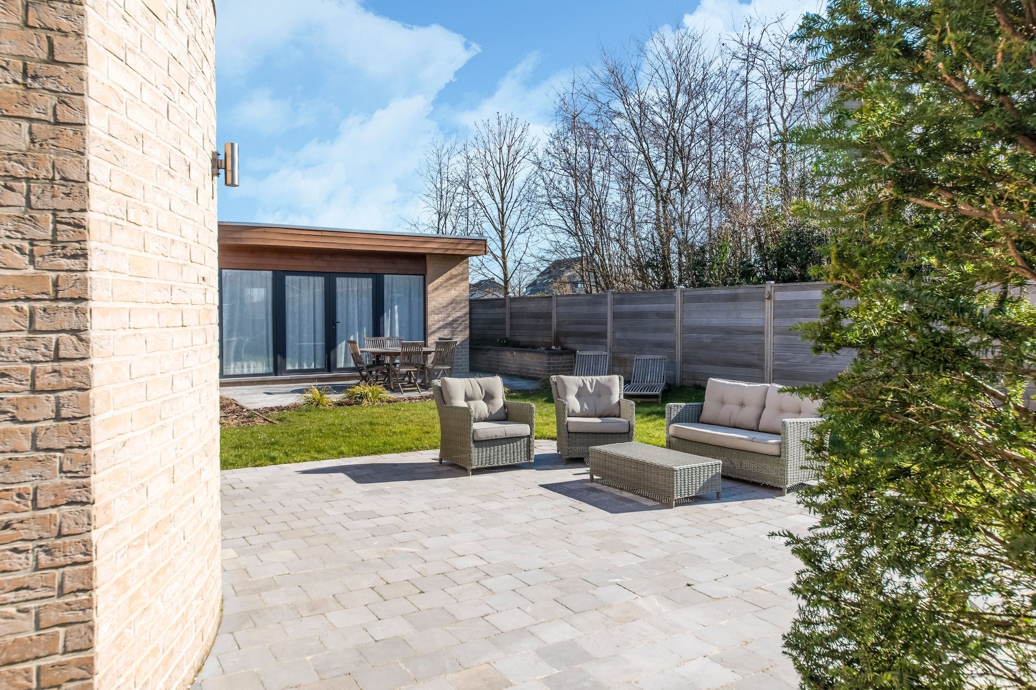 Modern holiday home in Ouffet with terrace