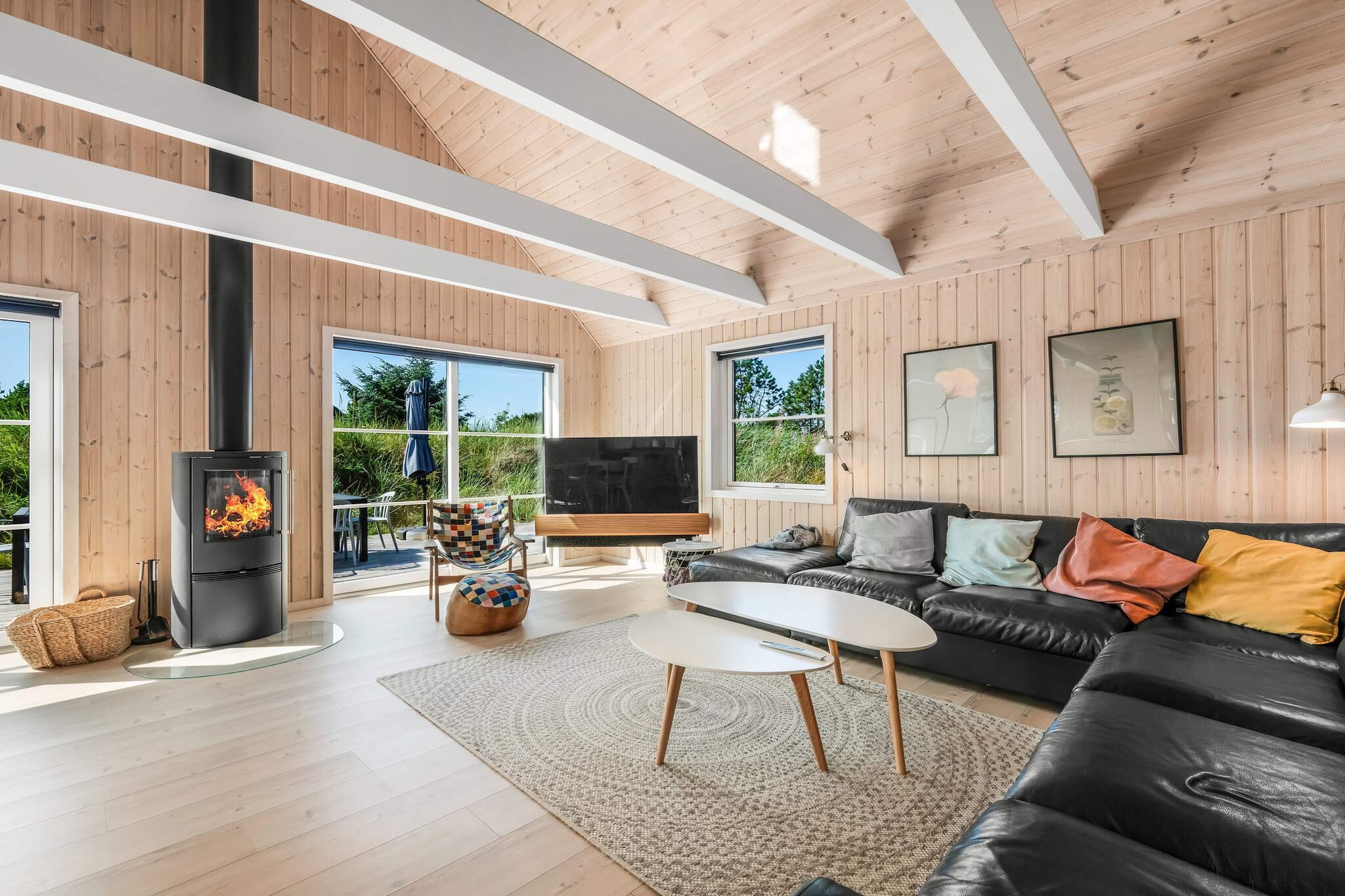 Luxe strandhuis in Henne - Binnen