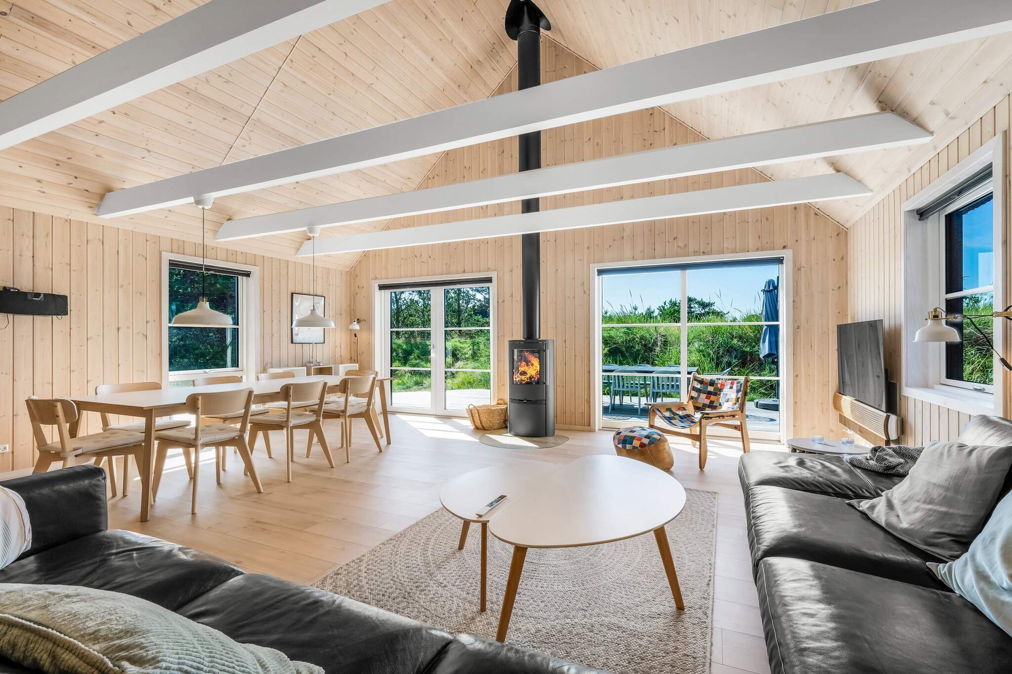 Luxe strandhuis in Henne - Binnen