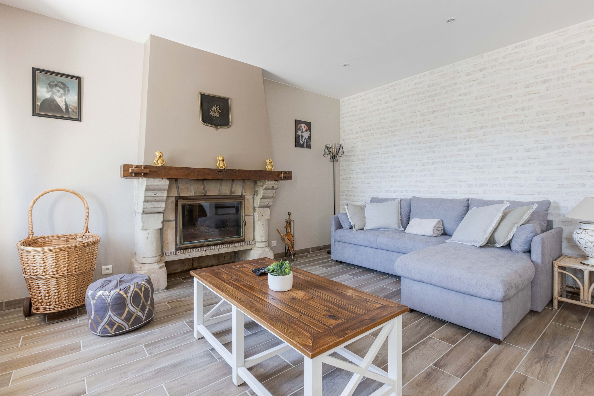 An optional utilities and service fee of EUR 60,00 will be charged before your arrival. Details are given below.<br> Set in the peaceful countryside of Montaigu-la-Brisette, this 2-bedroom gîte accommodates up to 5 guests, making it ideal for families or friends seeking a relaxing escape. Surrounded by flower-filled gardens, apple and plum trees, and open meadows, the property offers total privacy, a sunny terrace, and a barbecue for laid-back summer evenings. The nearest beach is just 10 km away, while the sandy shores of Barneville-Carteret are reachable in 40 minutes by car. Explore nearby Cherbourg (20 km), the ports of St. Vaast-la-Hougue (15 km) and Barfleur (20 km)-famous for their oyster farms. From St. Vaast, you can take boat trips to Tatihou Island (home to the Maritime Museum) or even the D-Day beaches like Utah Beach. Children can play freely on the lawn and playground, while adults enjoy the peaceful surroundings and local produce. General supplies are just 100 metres away, and the home includes a fully equipped kitchen, comfortable living area, and on-site parking. Pets are welcome for a small fee. Whether you're exploring Normandy's coast or enjoying quiet moments in the garden, this gîte offers a private and well-connected retreat. <br><b> Optional Utilities & Service Package </b><br><b> An optional utilities and service package of EUR 60,00 </b> can be selected prior to your arrival. You will receive a separate communication with the payment link should you wish to include it.<br>This package ensures a seamless stay and conveniently covers services such as final cleaning, utility consumption, service support, and protection against minor damages or incidental costs during your stay.<br>Guests who prefer may manage these services independently, provided the property is returned in good order at check-out.