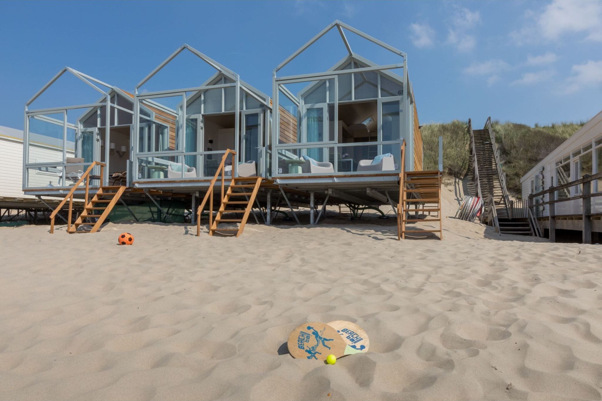 Unique beach house située sur la plage de Dishoek 2 adultes et 3 enfants