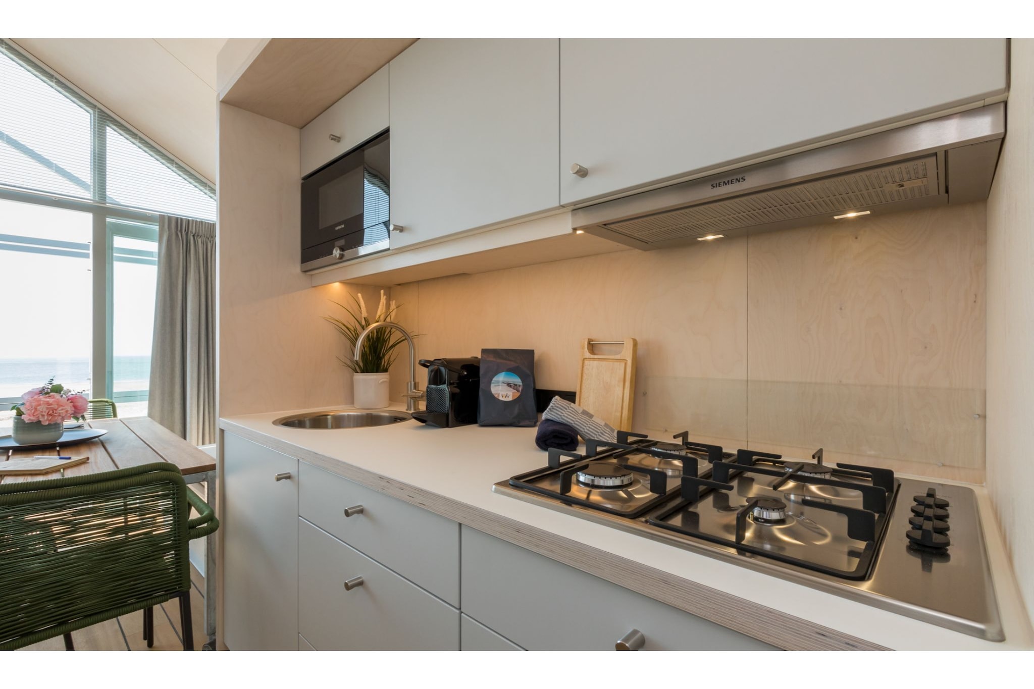 Slaapstrandhuisje - Strand dishoek 68  Dishoek-Kitchen