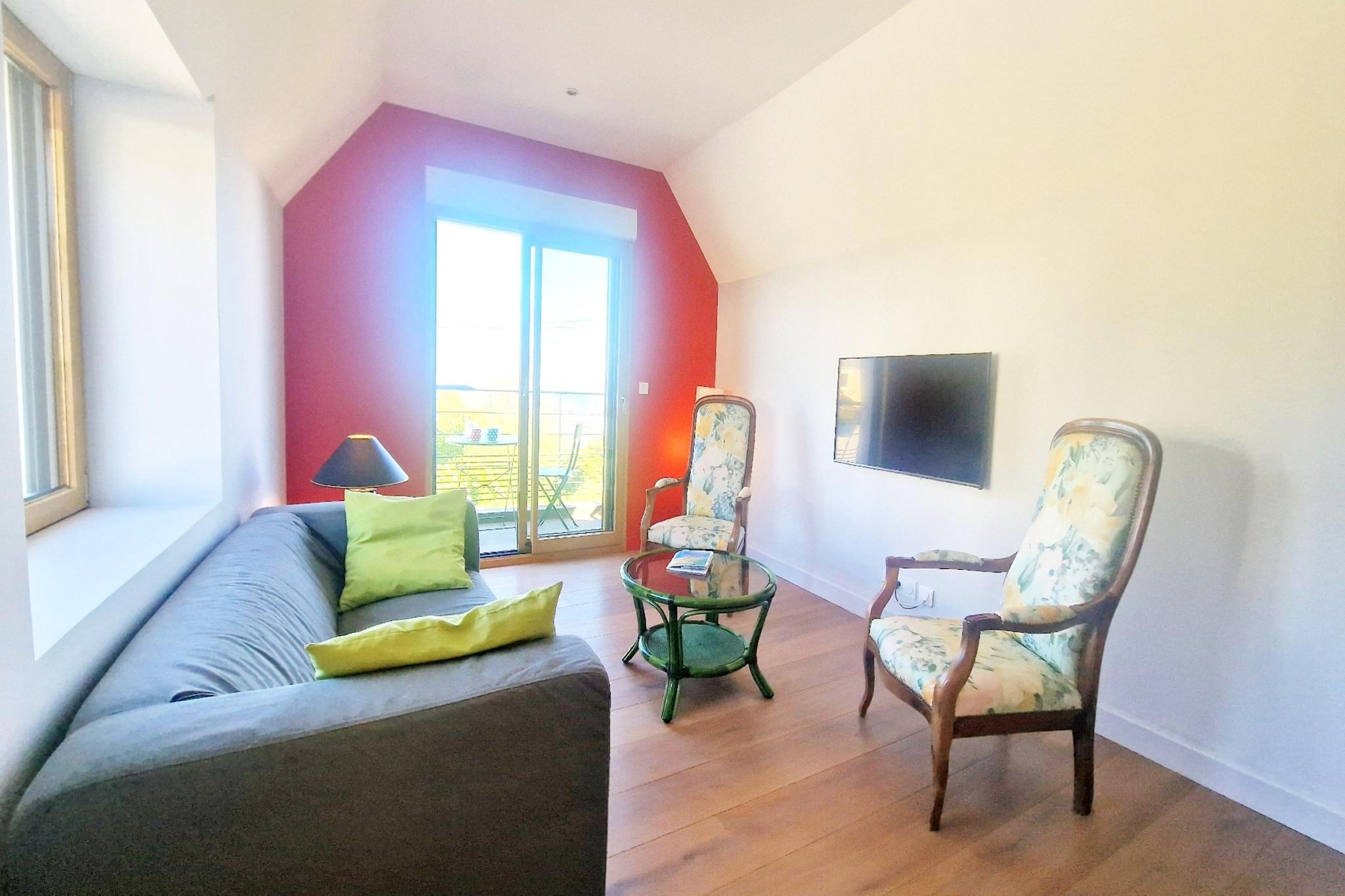 Holiday home Plougasnou-Woonkamer