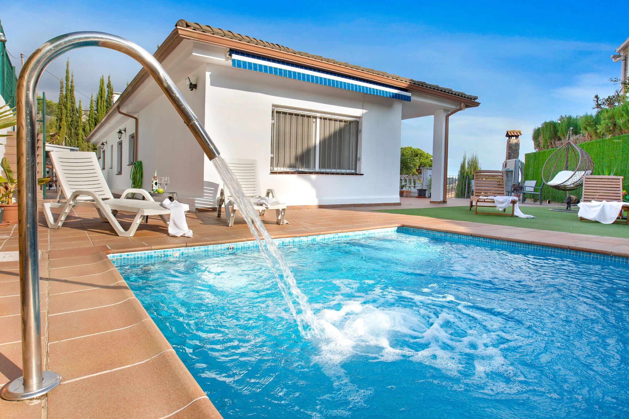 Beautiful holiday home in Blanes, with a private pool and sea view