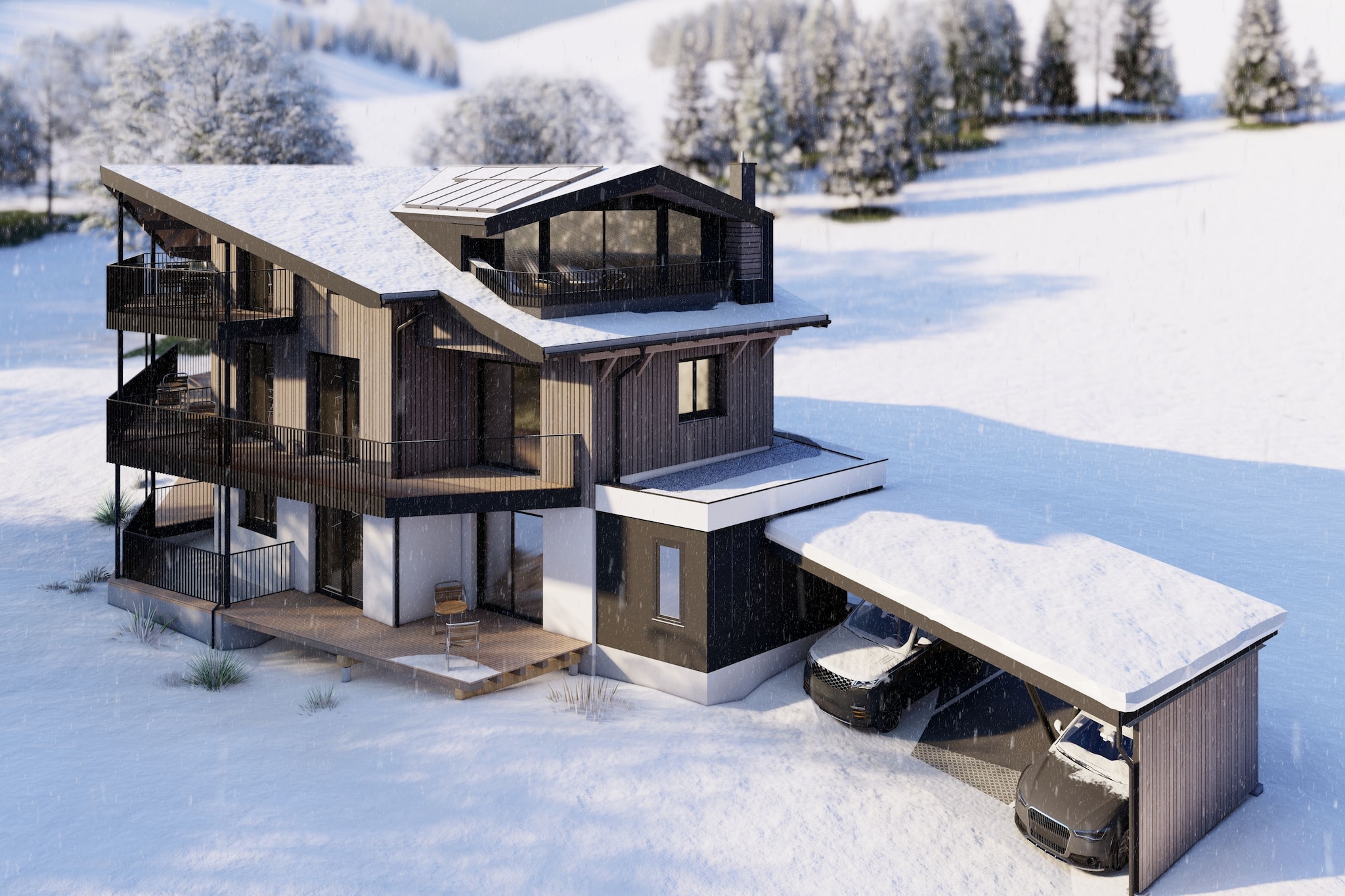 Bergzeit Apartments near ski slope