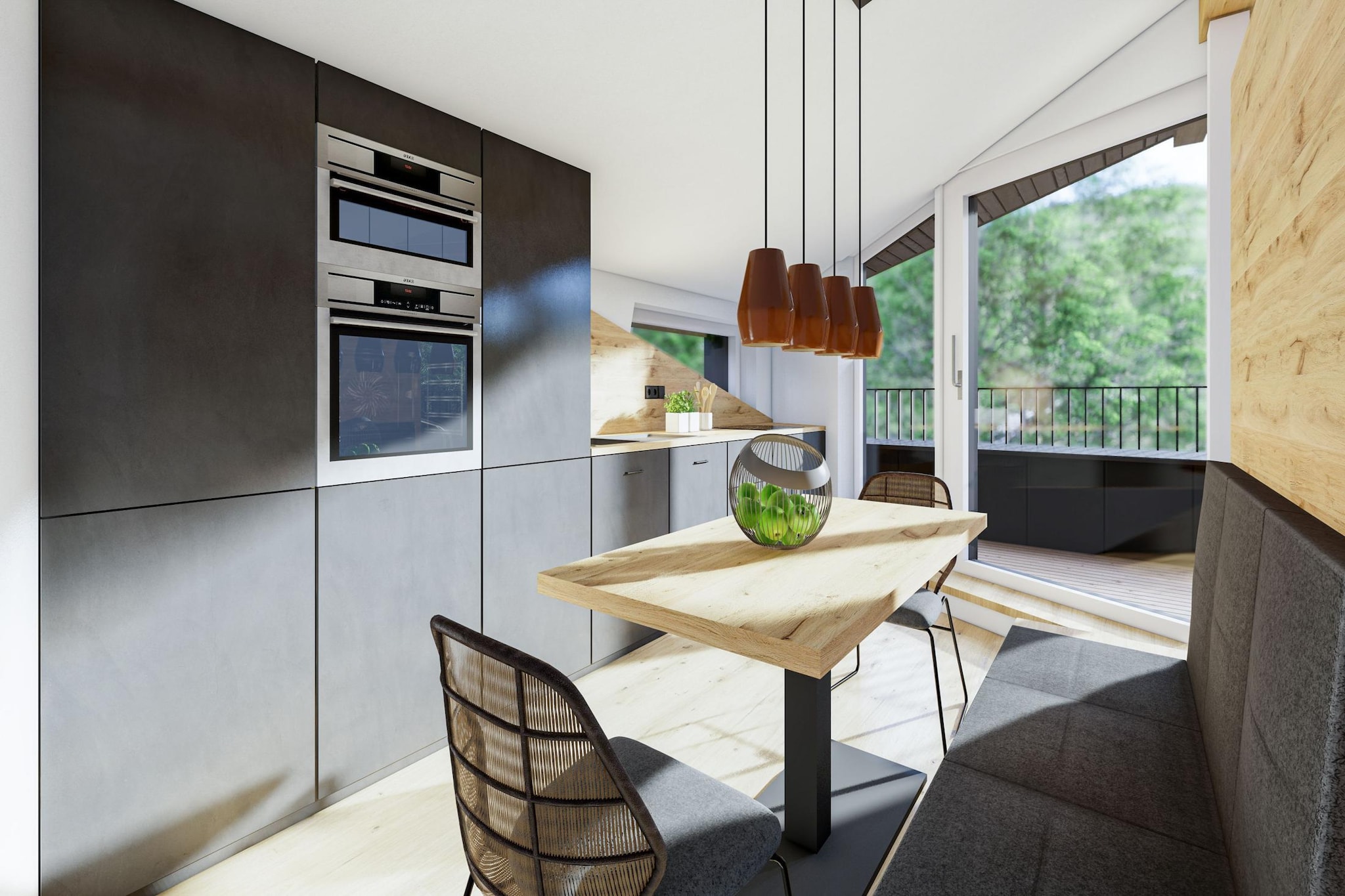 Bergzeit flat Saalbach directly on the ski piste