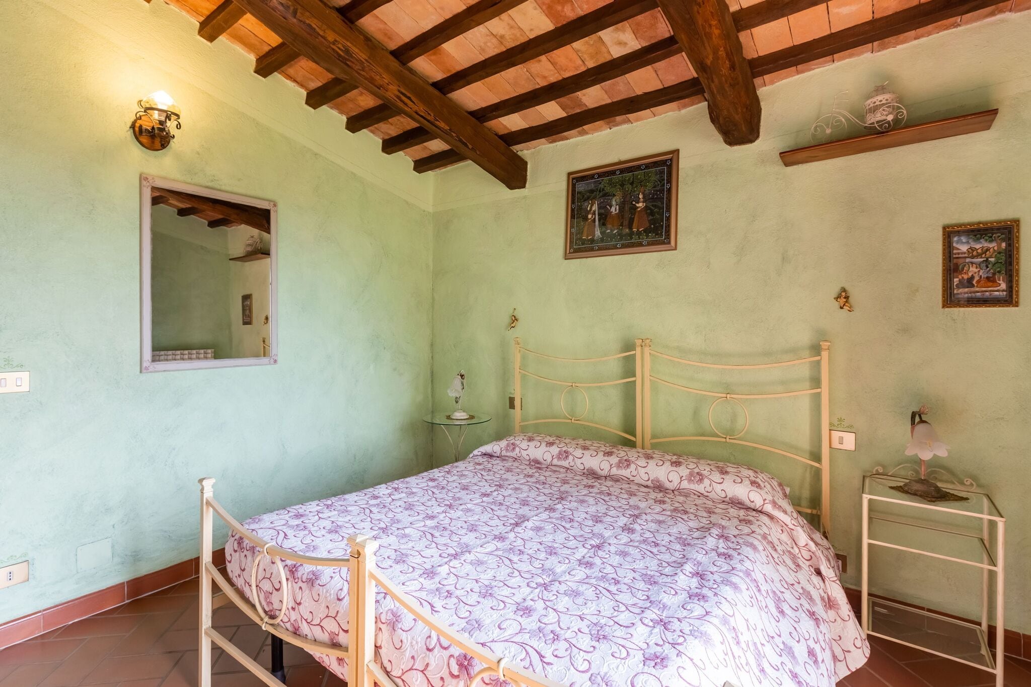 Appartement romantique à Seggiano avec terrasse privée