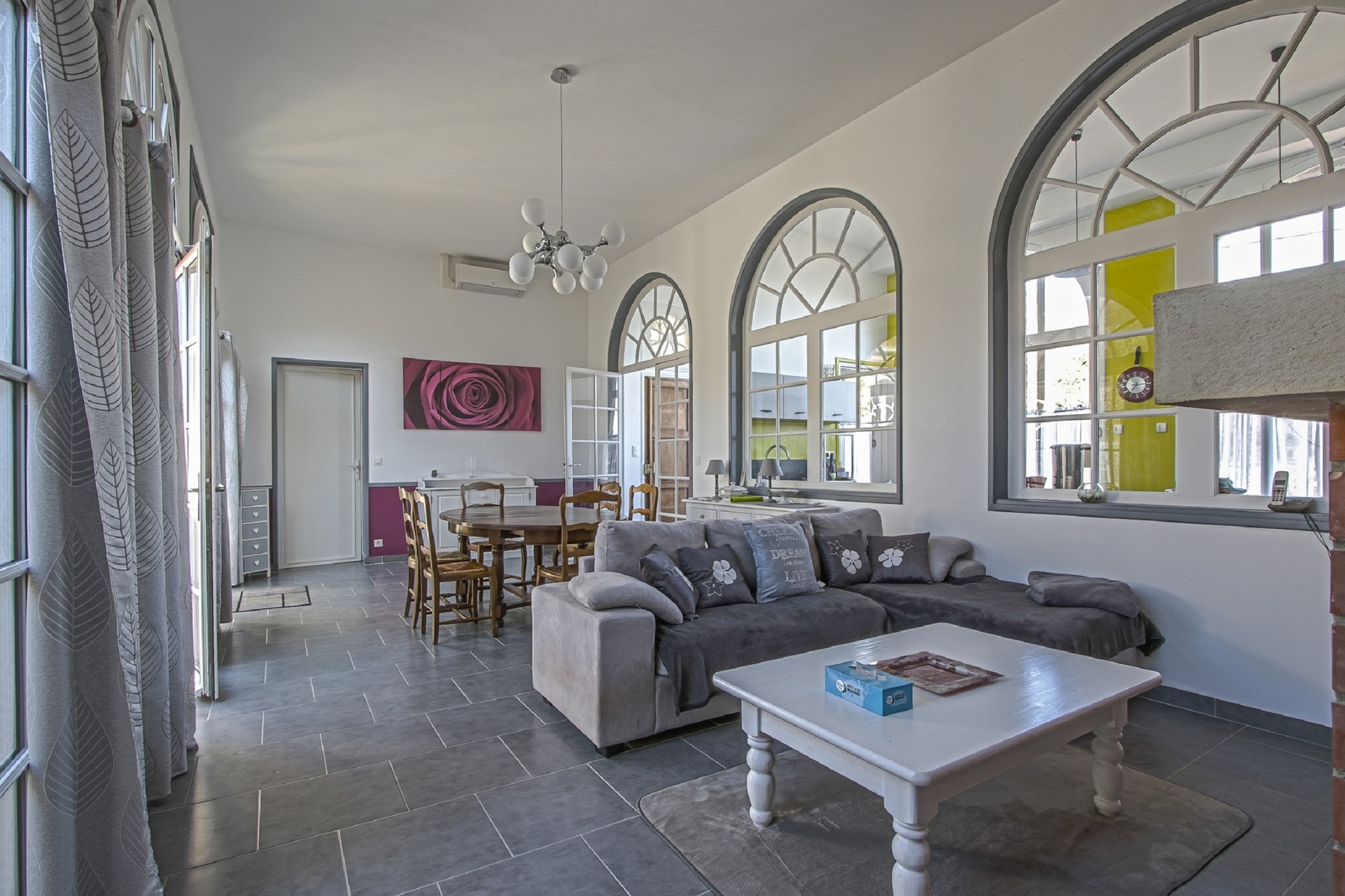 Treat yourself and your loved ones to a memorable holiday in this elegant coastal home in Aure sur Mer, Normandy. Just 100 meters from the North Sea beach, itâ€™s the perfect retreat for up to 6 guests. The house features a well-equipped kitchen, private parking, a cozy living room with a fireplace, and a sunlit terraceâ€”ideal for enjoying a quiet evening with snacks and drinks after a day of exploring.

The region offers much more than seaside relaxation. A short drive brings you to Bayeux, a town steeped in history and charm. Visit the stunning 13th-century Notre-Dame Cathedral and wander through the Jardin Botanique de Bayeux. Discover the famous MusÃ©e de la Tapisserie and the Museum of the Battle of Normandy, both offering deep insights into the regionâ€™s past.

Nature lovers will enjoy walks through the Marais du Cotentin et du Bessin, while nearby gardens like the Jardin du Souvenir offer peaceful reflection. Whether you're sunbathing, sightseeing, or simply unwinding, this holiday home promises comfort, culture, and coastal charm.