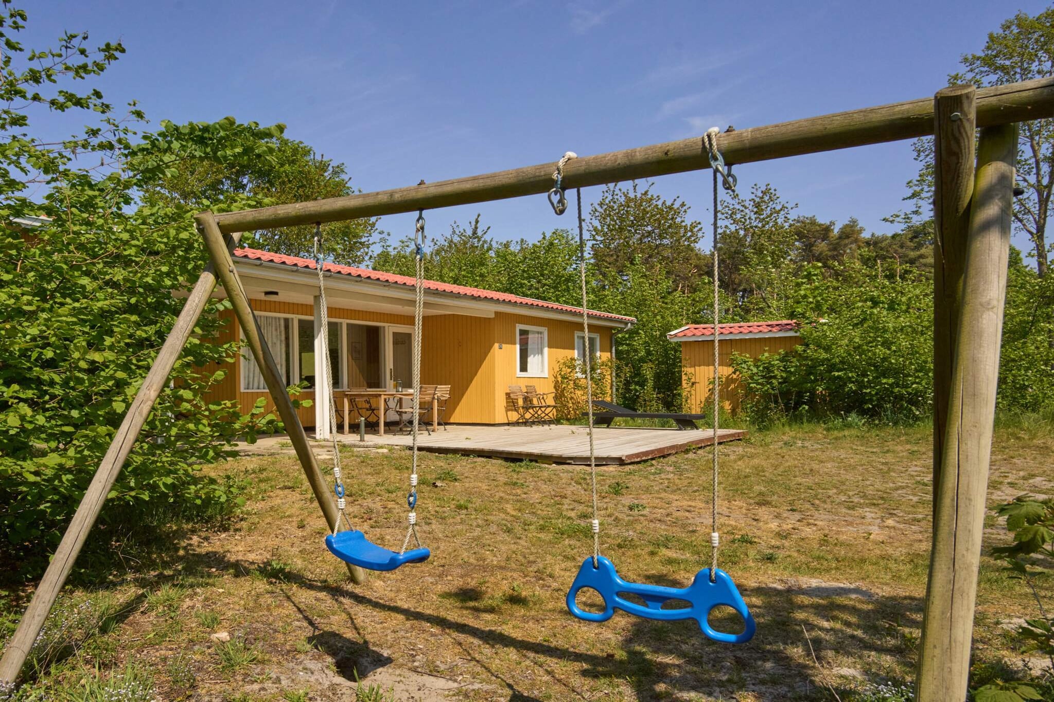 Strahlender Rückzugsort am Strand