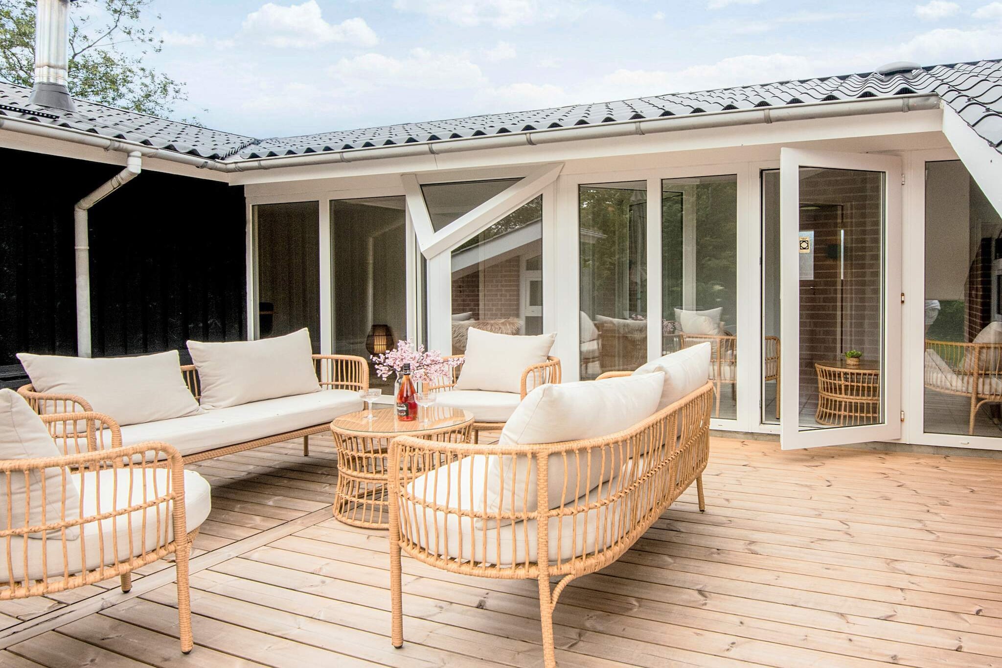Retraite rénovée avec piscine - Vue