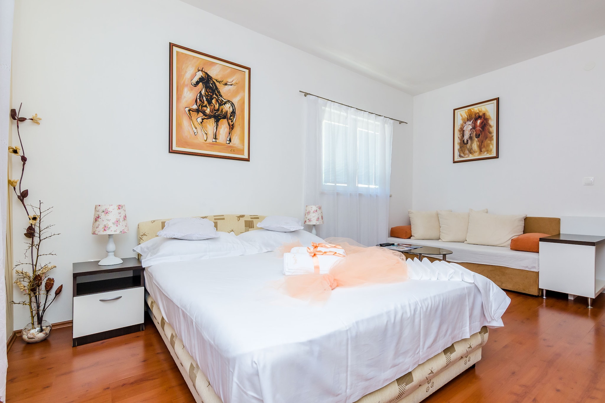 Apartments Villa Aura - Comfort Studio Apartment 8 with shared swimming pool-Slaapkamer