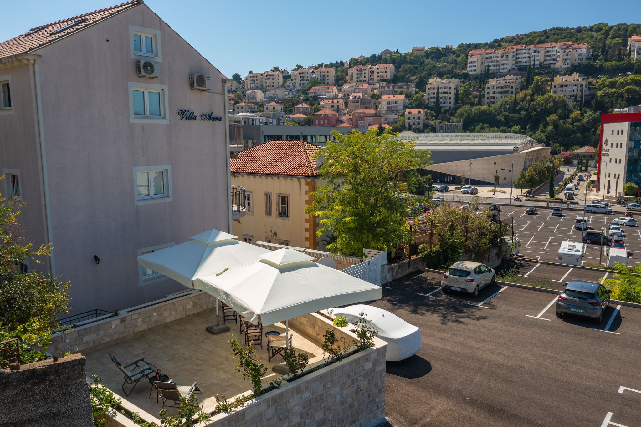 Apartments Villa Aura - Comfort Studio Apartment 8 with shared swimming pool-Uitzicht