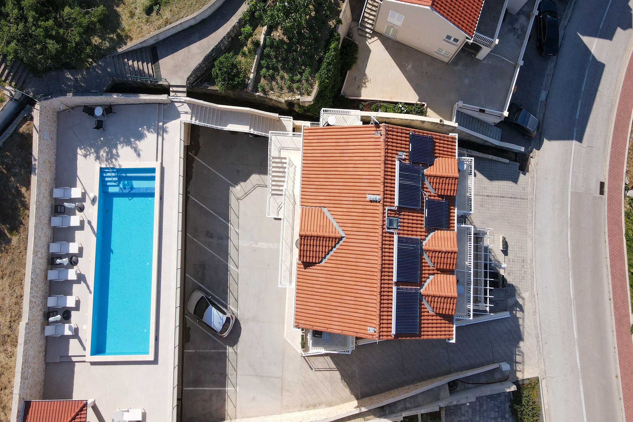 Villa Samba - Superior One-Bedroom Apartment with Balcony and Sea View - Uitzicht