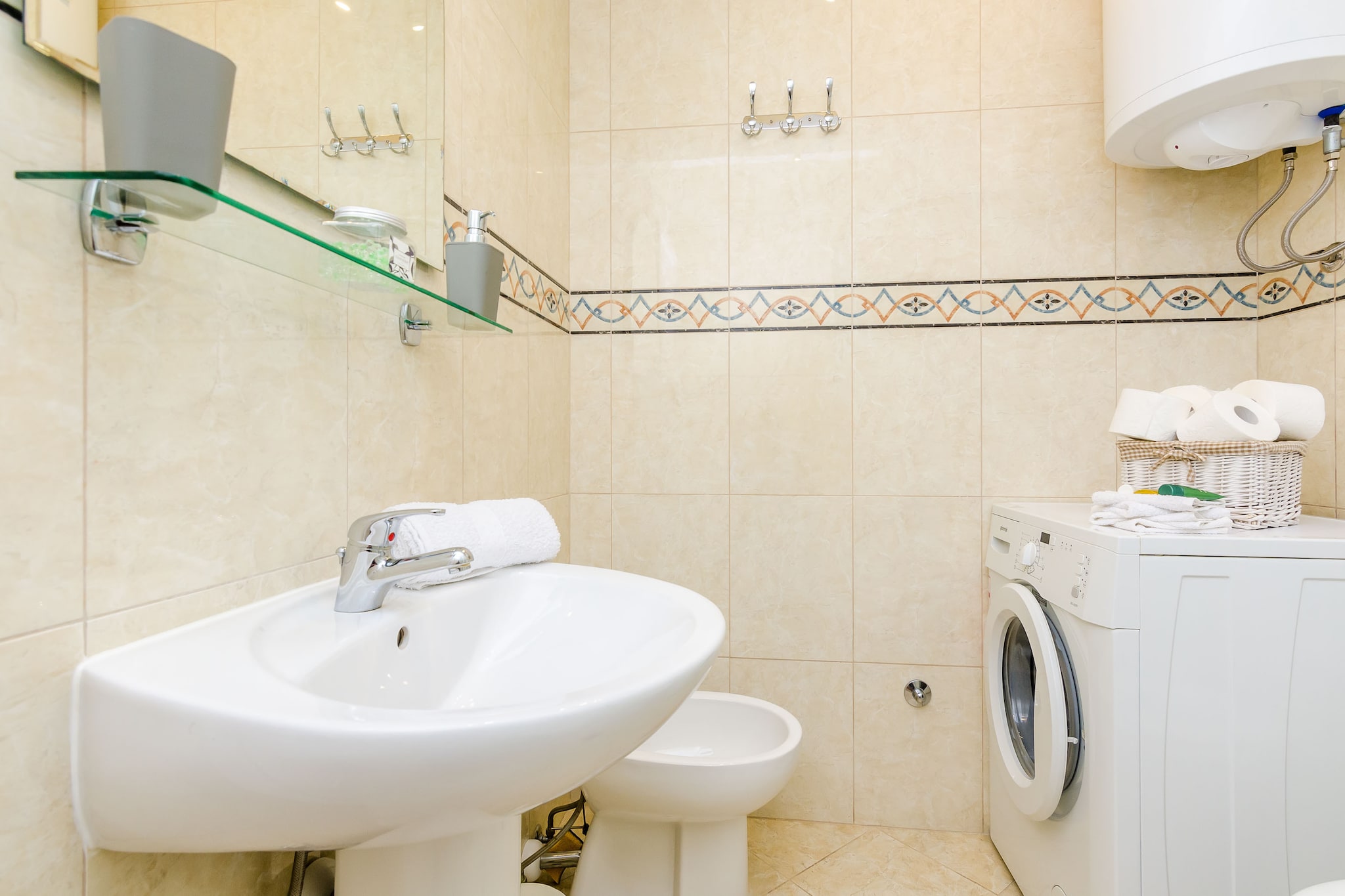 Apartment Franceska -Two-Bedroom Apartment with Terrace and Sea View-Salle de bain