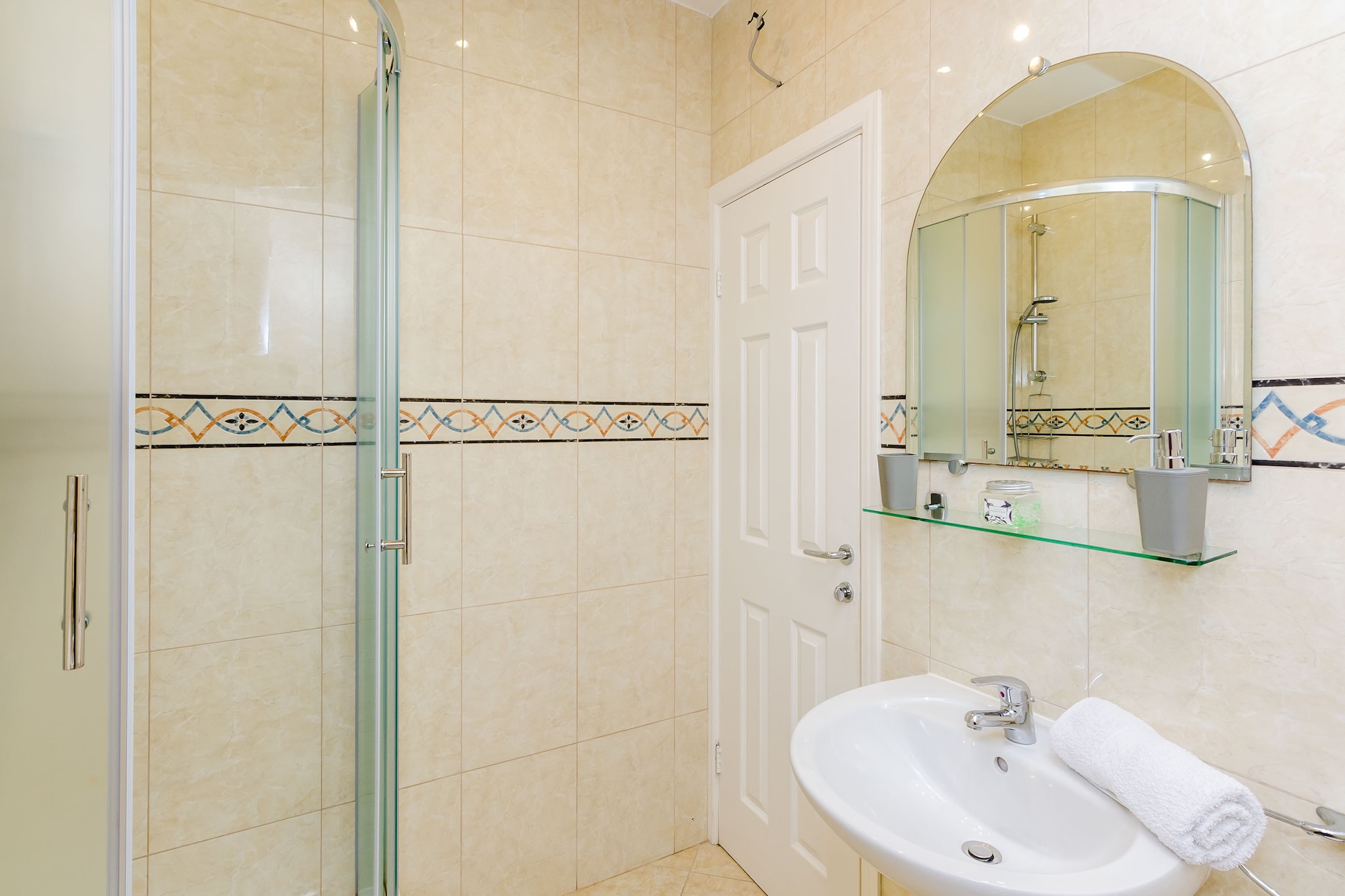 Apartment Franceska -Two-Bedroom Apartment with Terrace and Sea View-Salle de bain