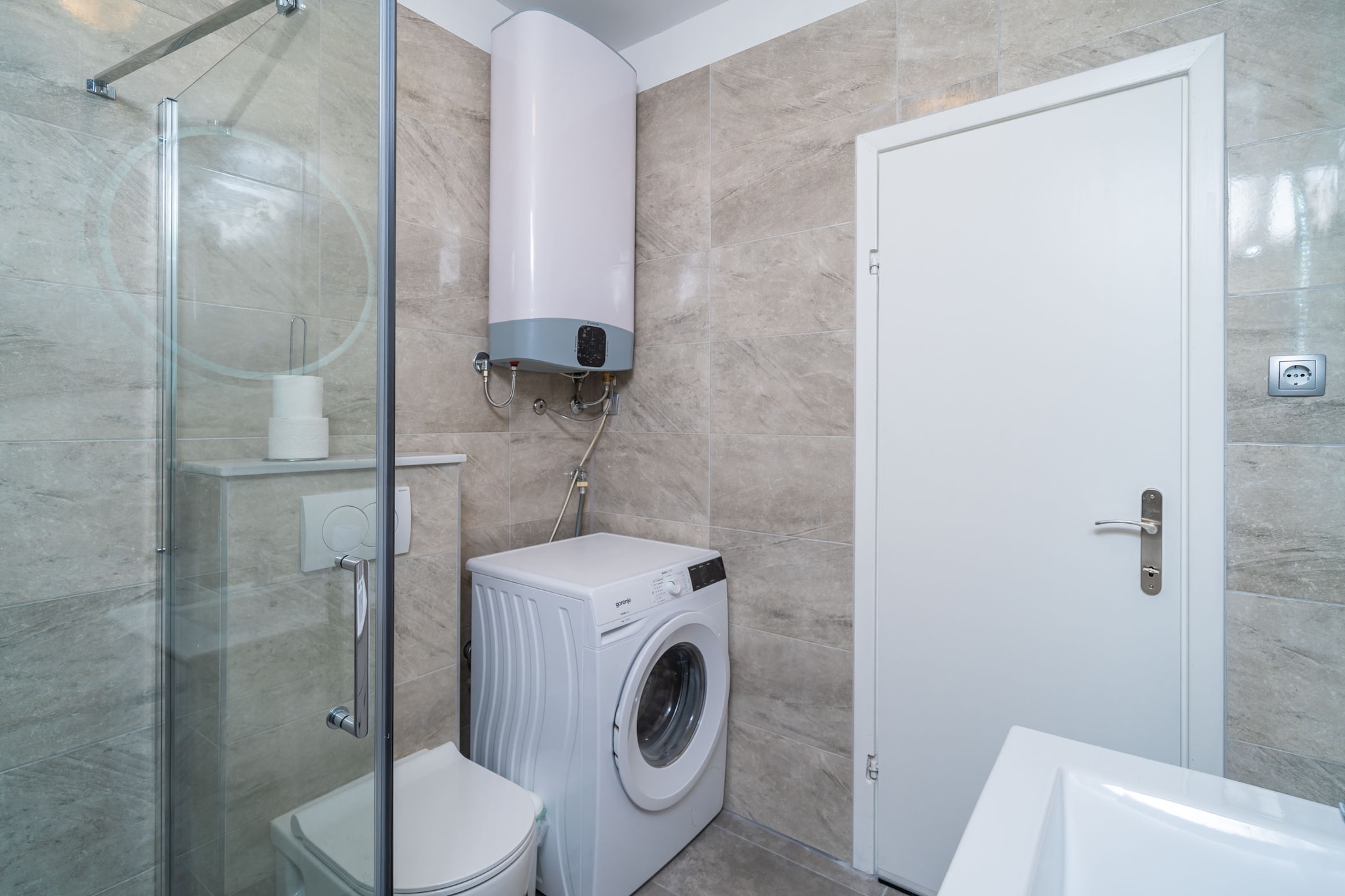 Apartments Vulicevic - Apartment Vulicevic A1 ( free private parking )-Badezimmer