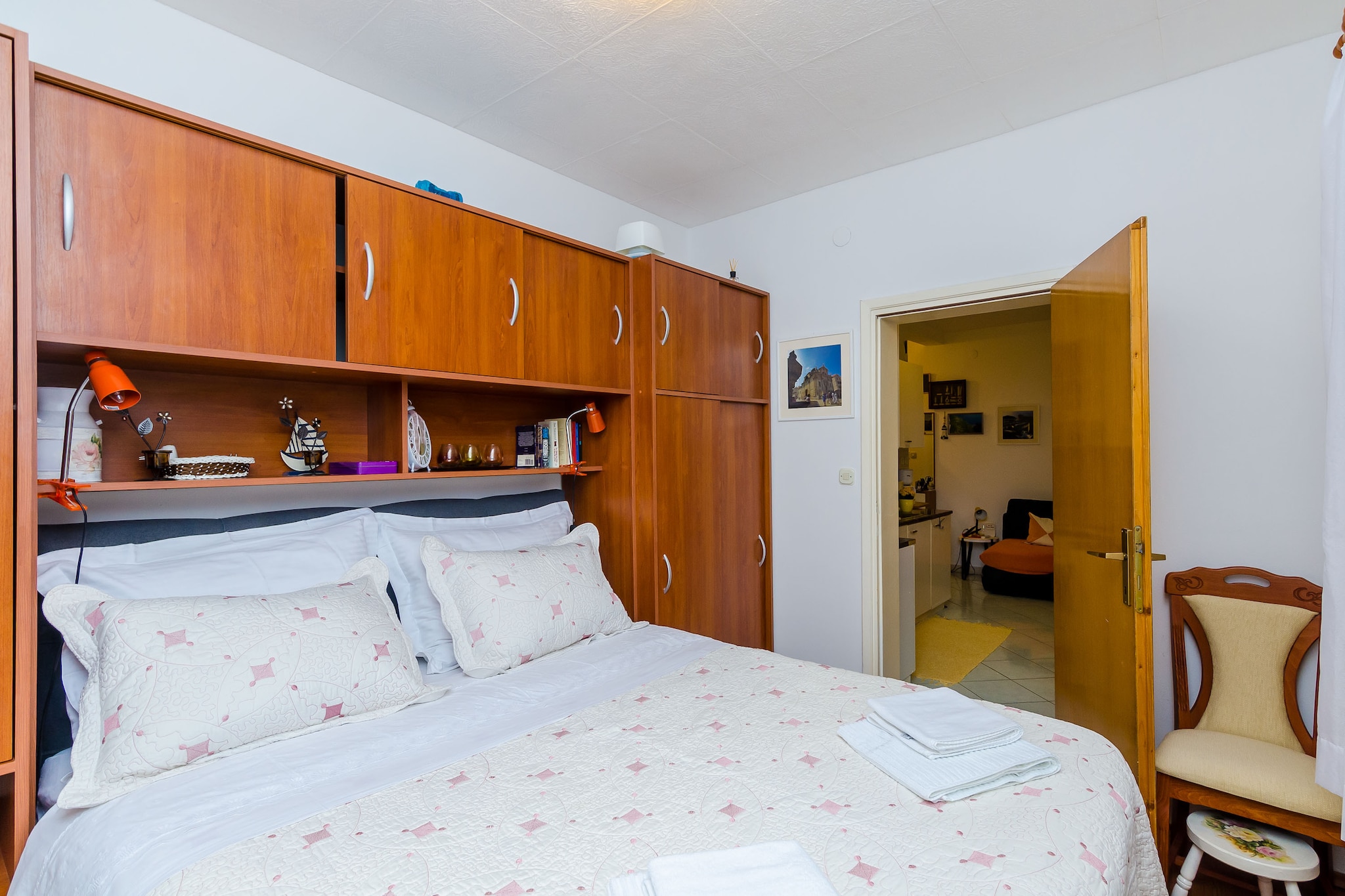 Apartments Captain - Superior One Bedroom Apartment with Terrace (3 Adults)-Slaapkamer