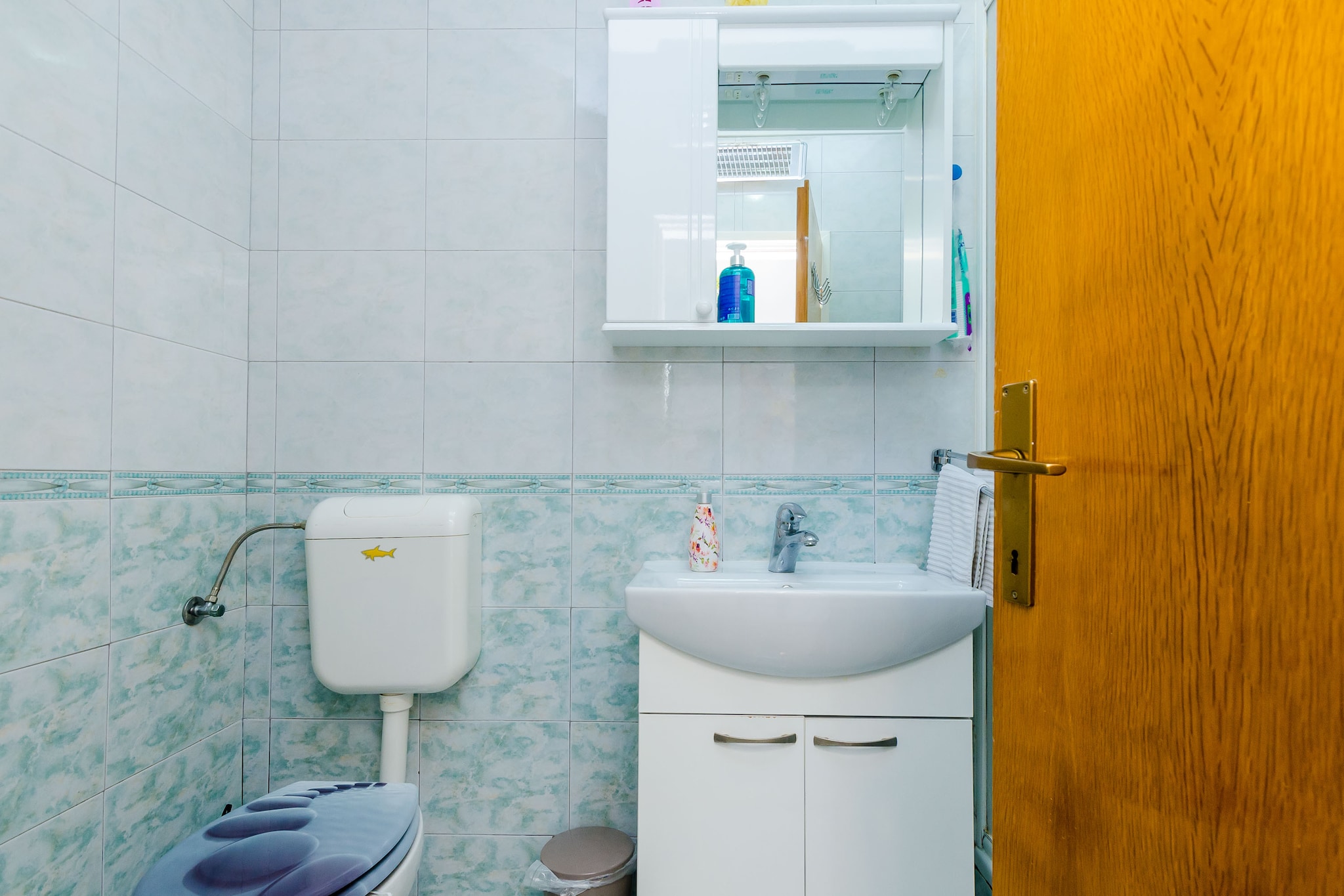 Apartments Captain - Superior One Bedroom Apartment with Terrace (3 Adults)-Badkamer