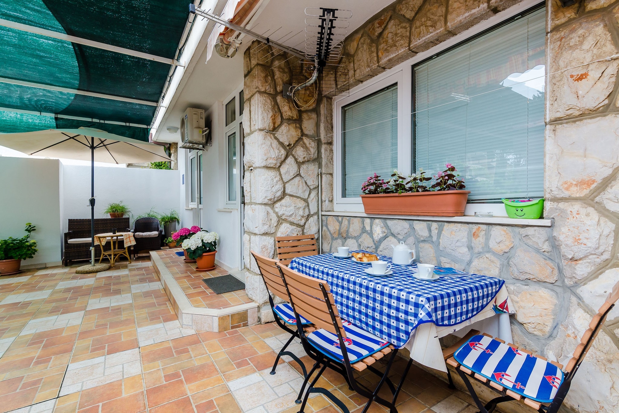 Apartments Captain - Superior One Bedroom Apartment with Terrace (4 Adults)-Terras
