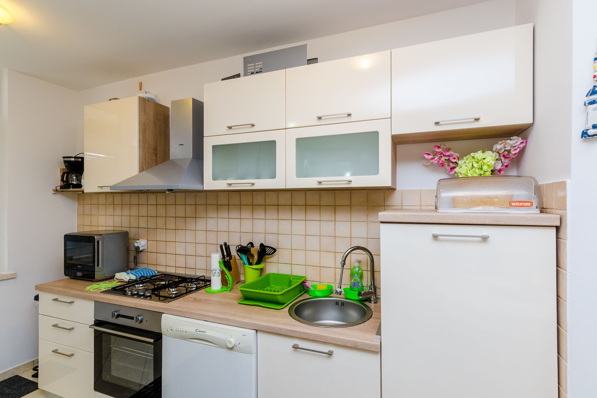 Apartments Captain - Superior One Bedroom Apartment with Terrace (4 Adults)-Keuken