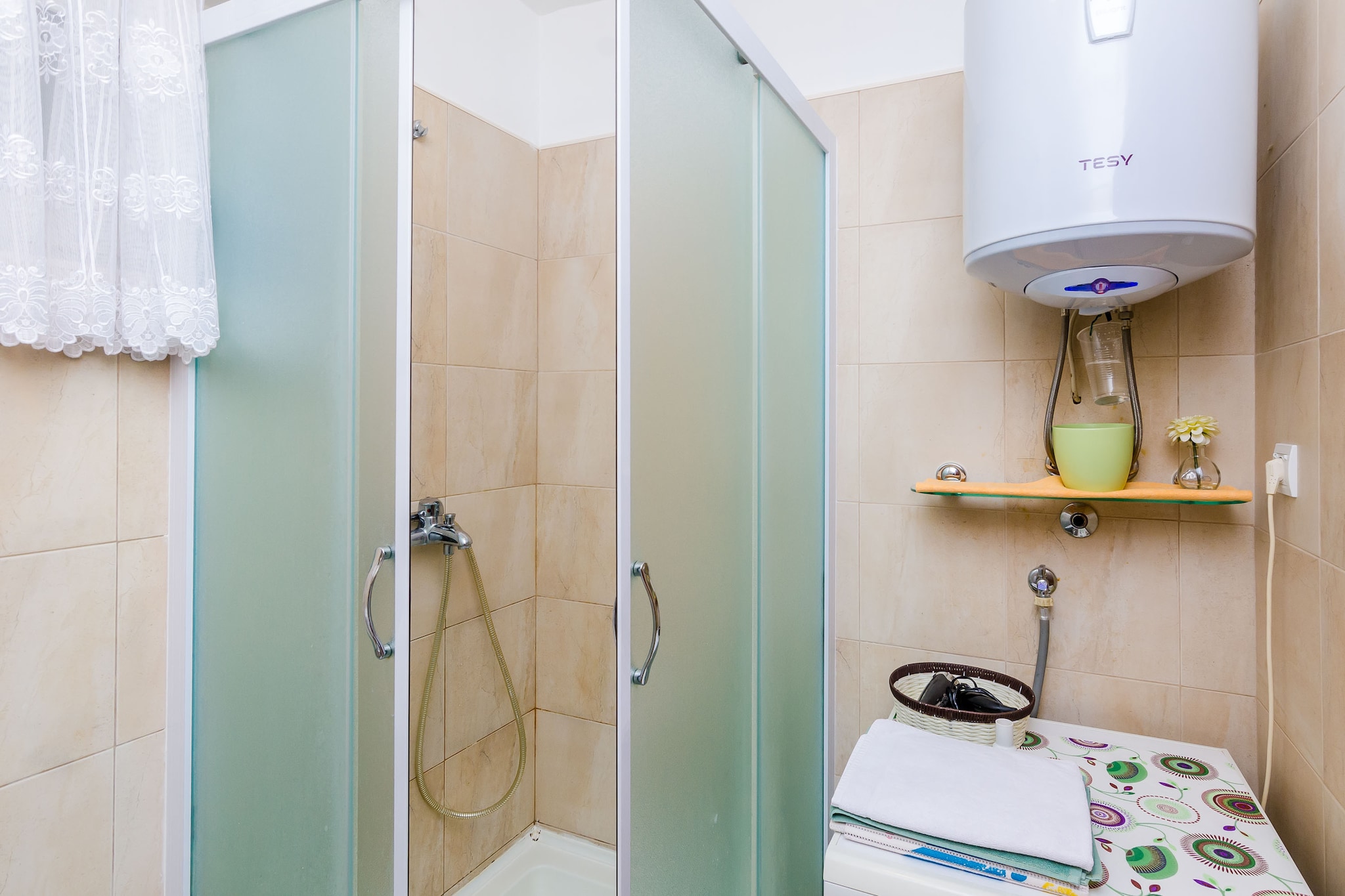 Apartments Captain - Superior One Bedroom Apartment with Terrace (4 Adults)-Badkamer