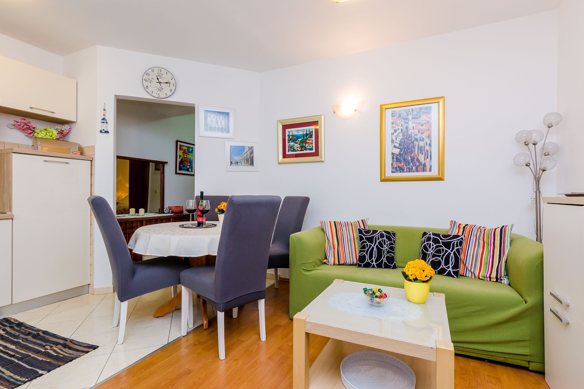 Apartments Captain - Superior One Bedroom Apartment with Terrace (4 Adults)-Eetkamer