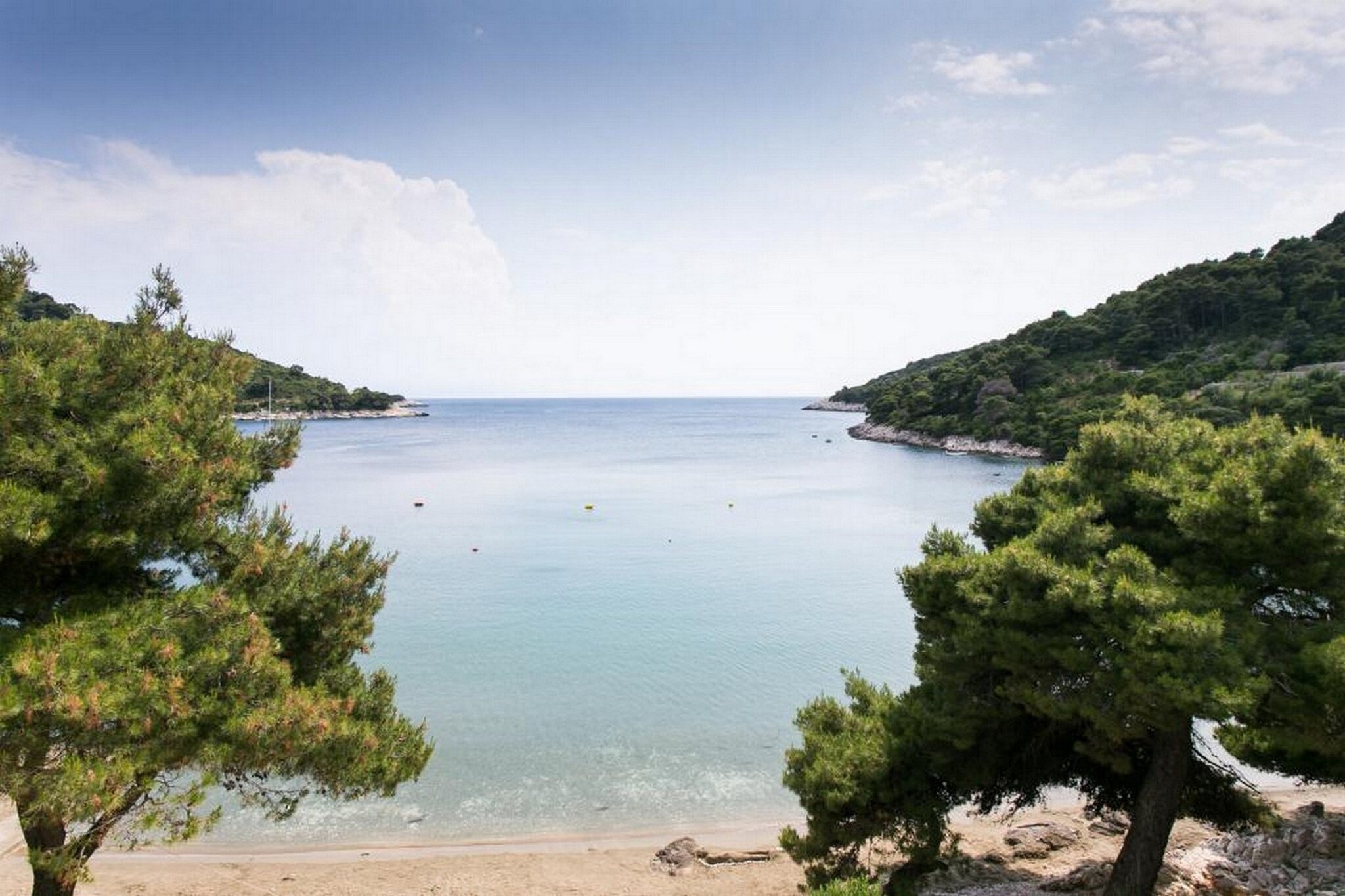 Apartments Franka Saplunara-One-Bedroom Apartment with Terrace and Sea View No1