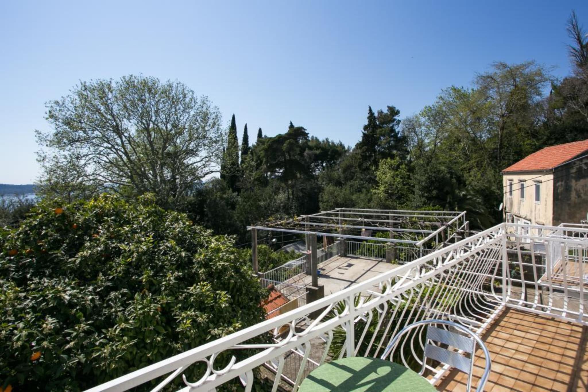 Apartments Anka - One-Bedroom Apartment with Balcony and Sea View-Terrasbalkon