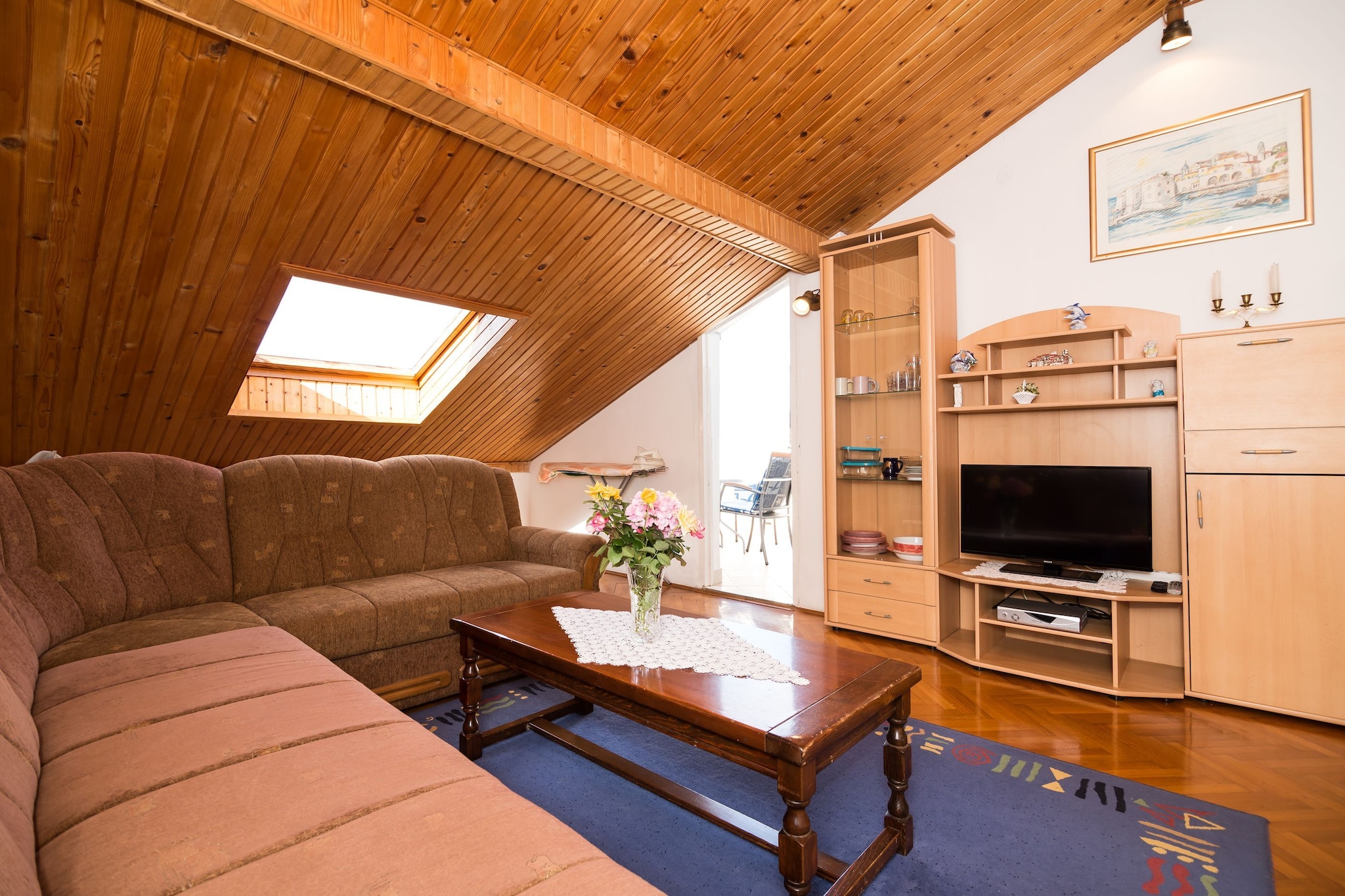 Apartment Srđ - Two-Bedroom Apartment with Balcony and Sea View