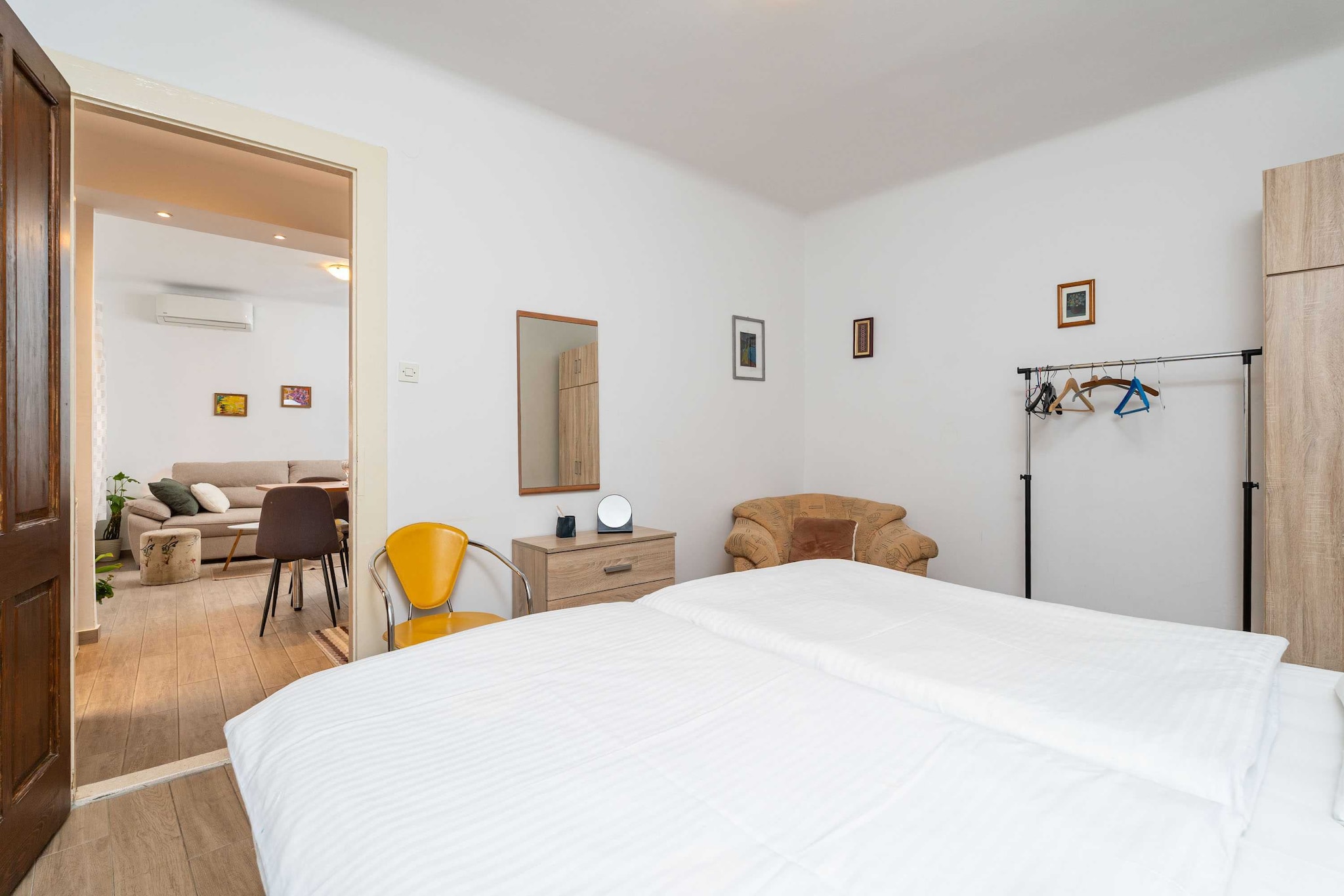 Apartment Family Tokić - One Bedroom Apartment with Terrace-Slaapkamer
