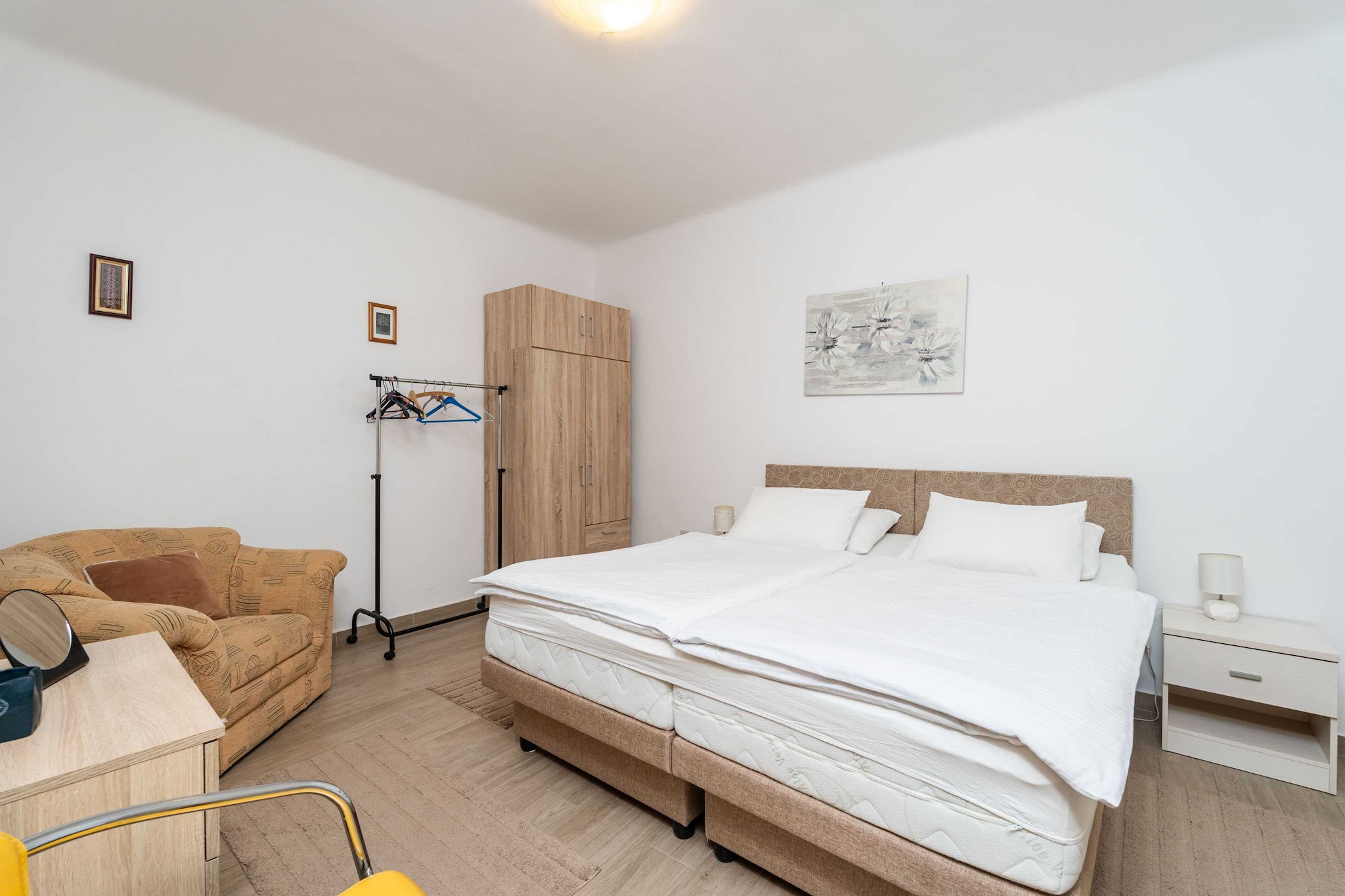 Apartment Family Tokić - One Bedroom Apartment with Terrace-Slaapkamer