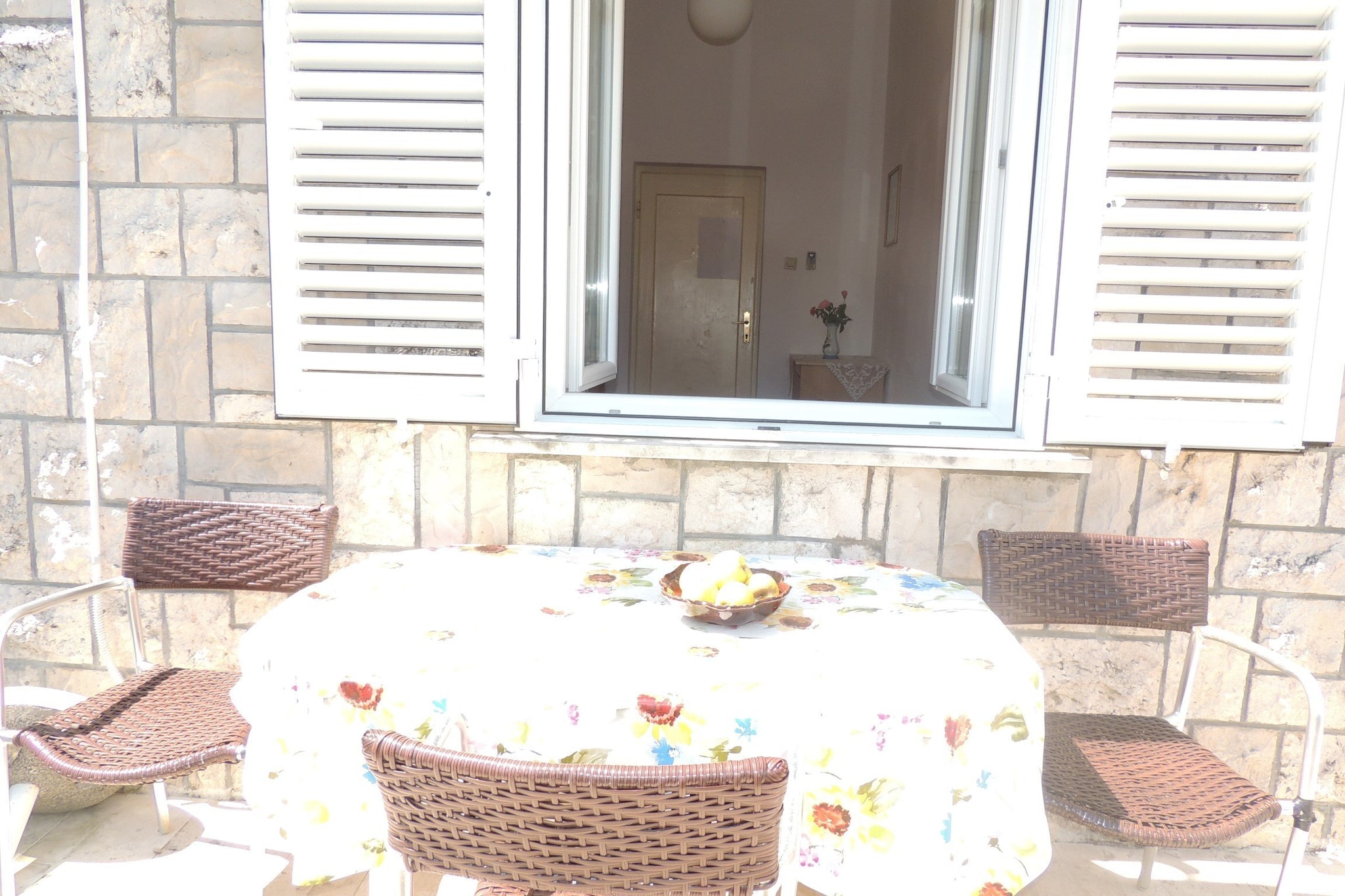 Apartments Majkovica- Twin Room with Private External Bathroom- (A)