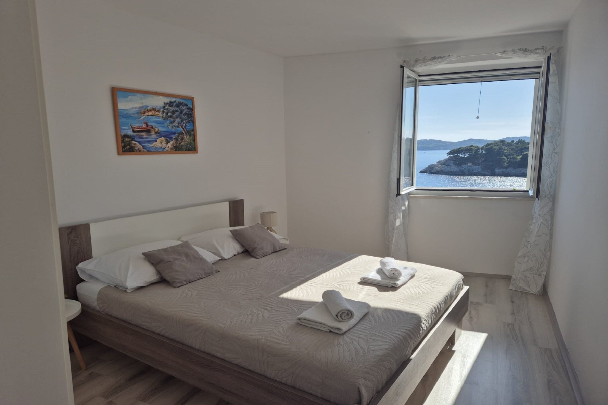 Apartments Matea - One-Bedroom Apartment with Sea View - (Štikovica) - Chambre