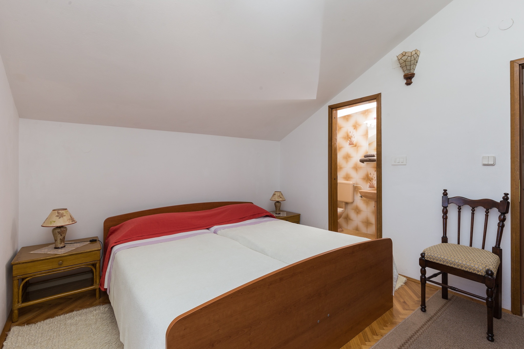 Apartments Kisic - Two-Bedroom Apartment with Balcony and Sea View(potkrovlje)