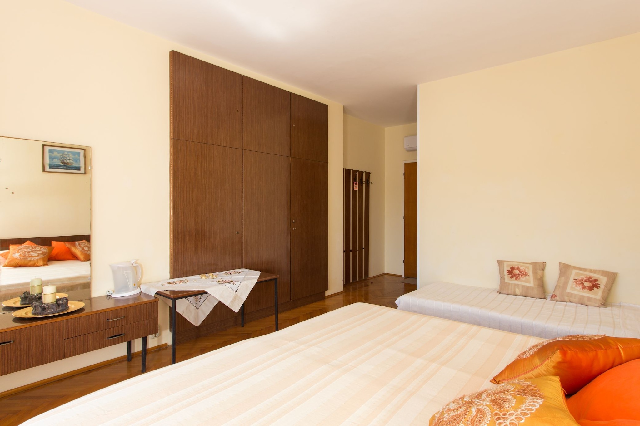 Villa Malfi - Standard Double Room with Sea View (S3)-Slaapkamer