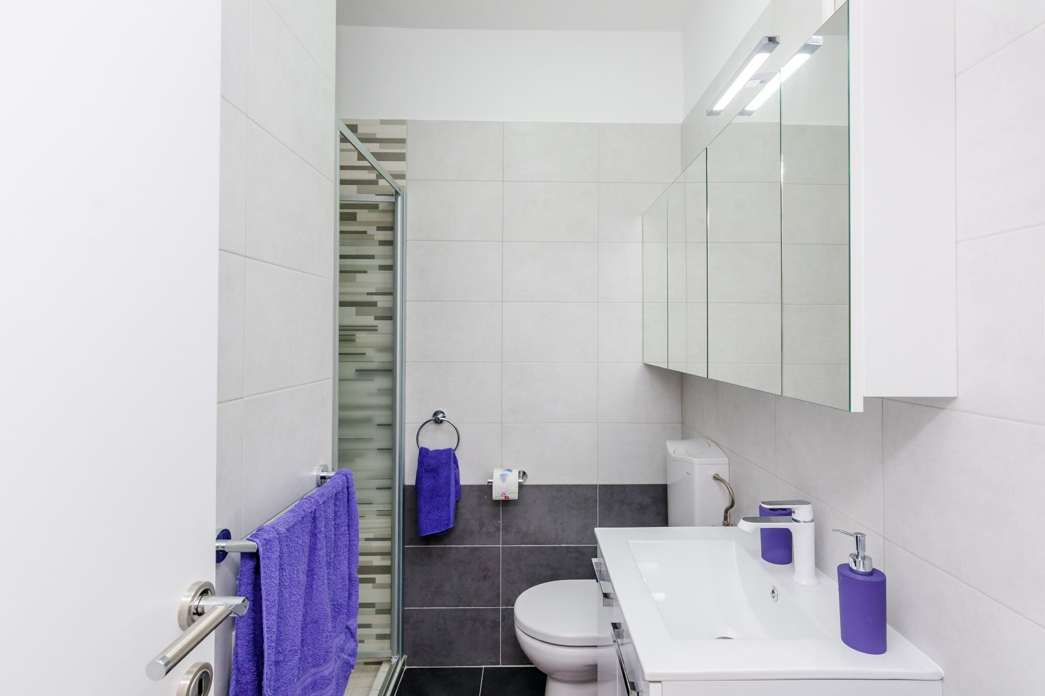 Apartment Petrana - Studio Apartment with Terrace-Badkamer
