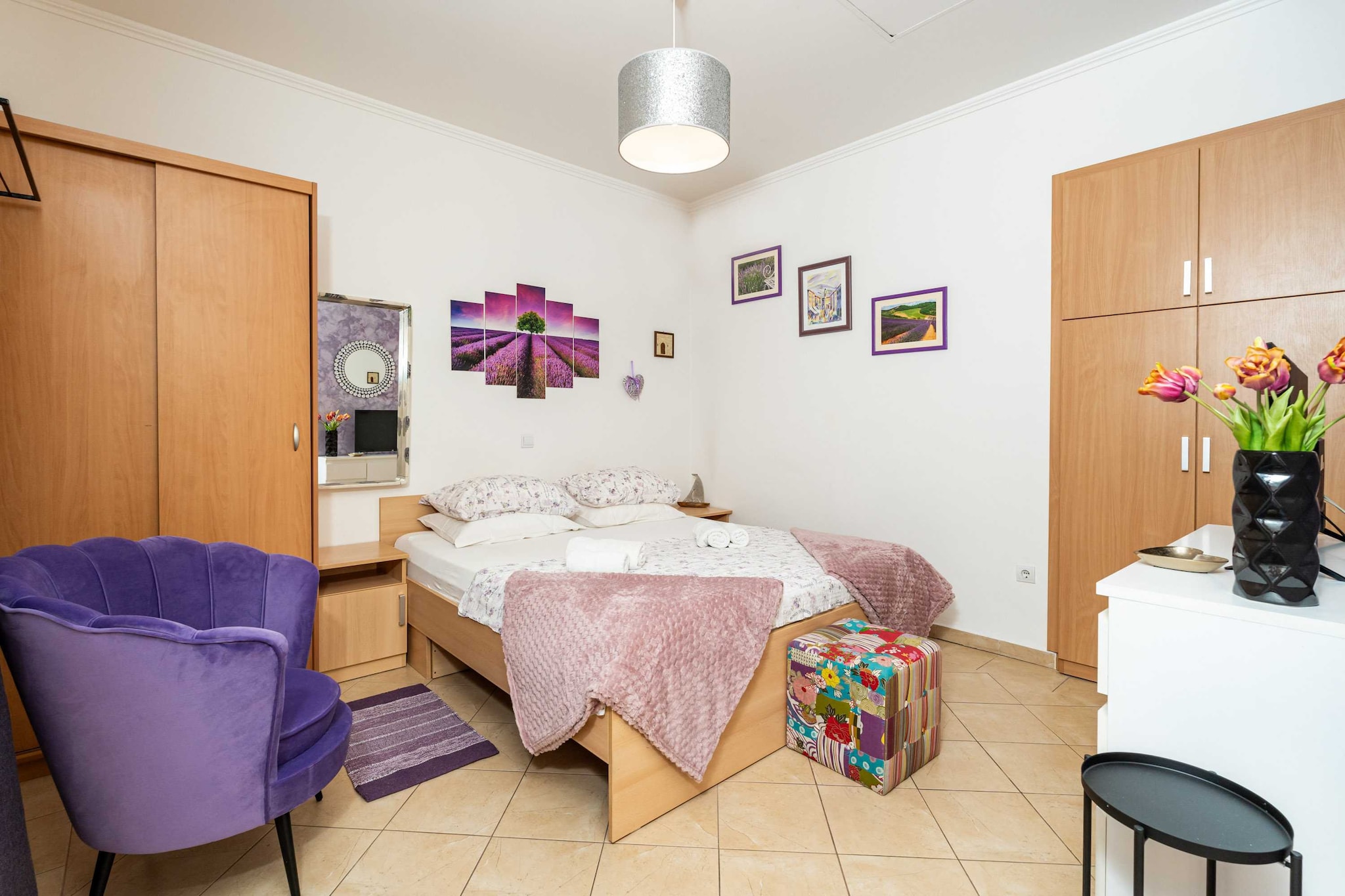 Apartments and Room Frane - Studio with Terrace-Slaapkamer