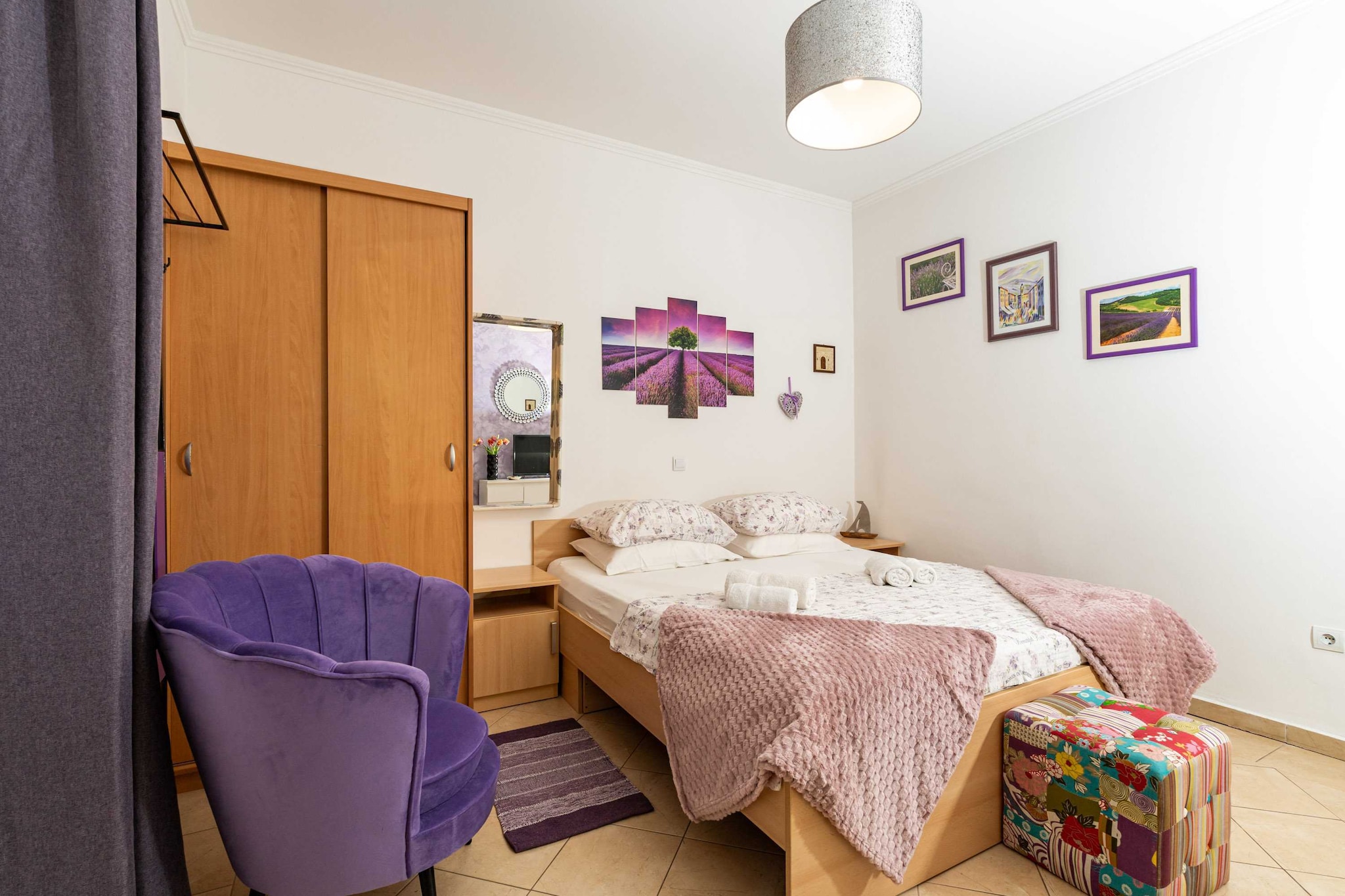 Apartments and Room Frane - Studio with Terrace-Slaapkamer