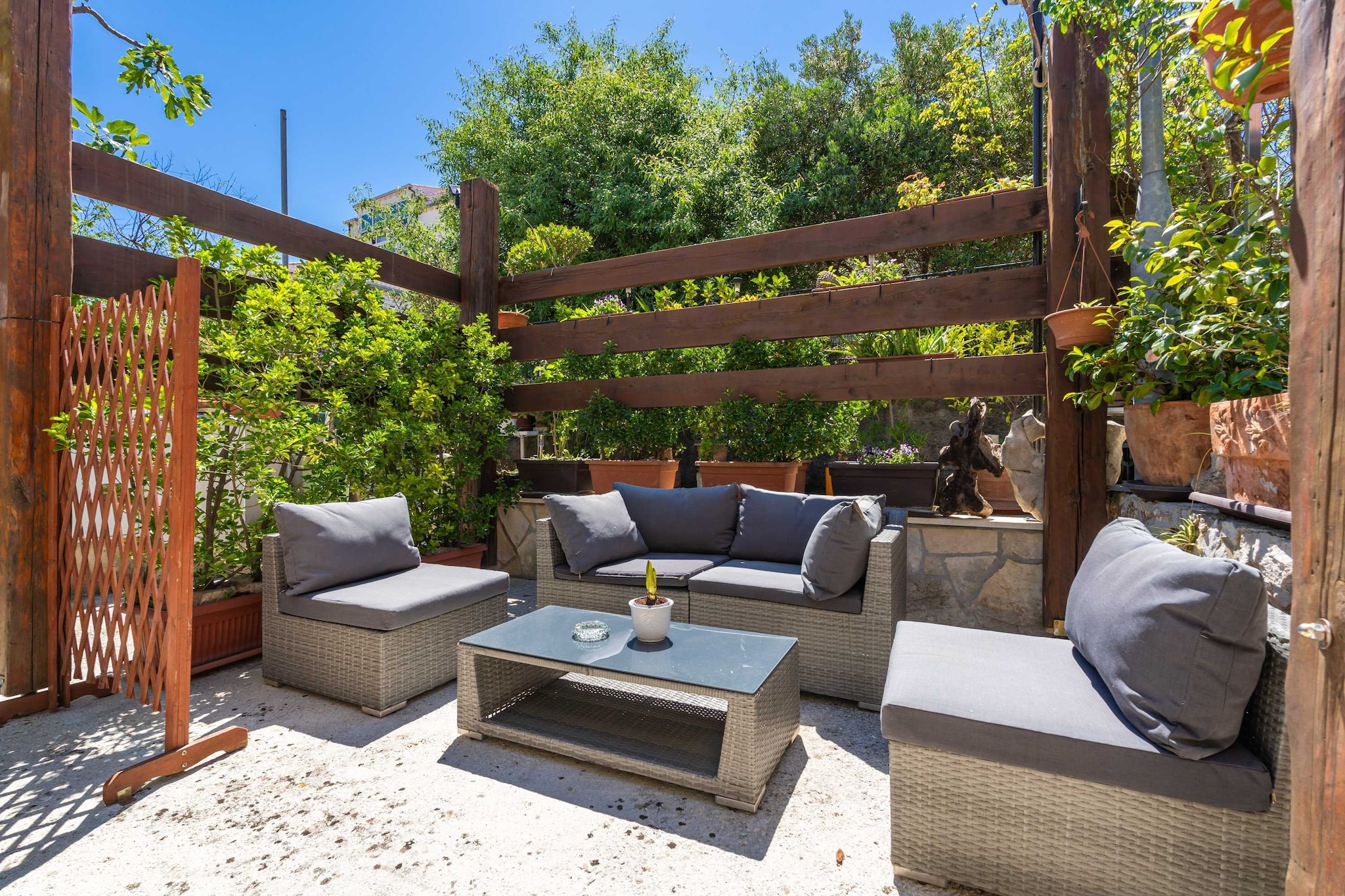 Apartments and Room Frane - Studio with Terrace-Terras