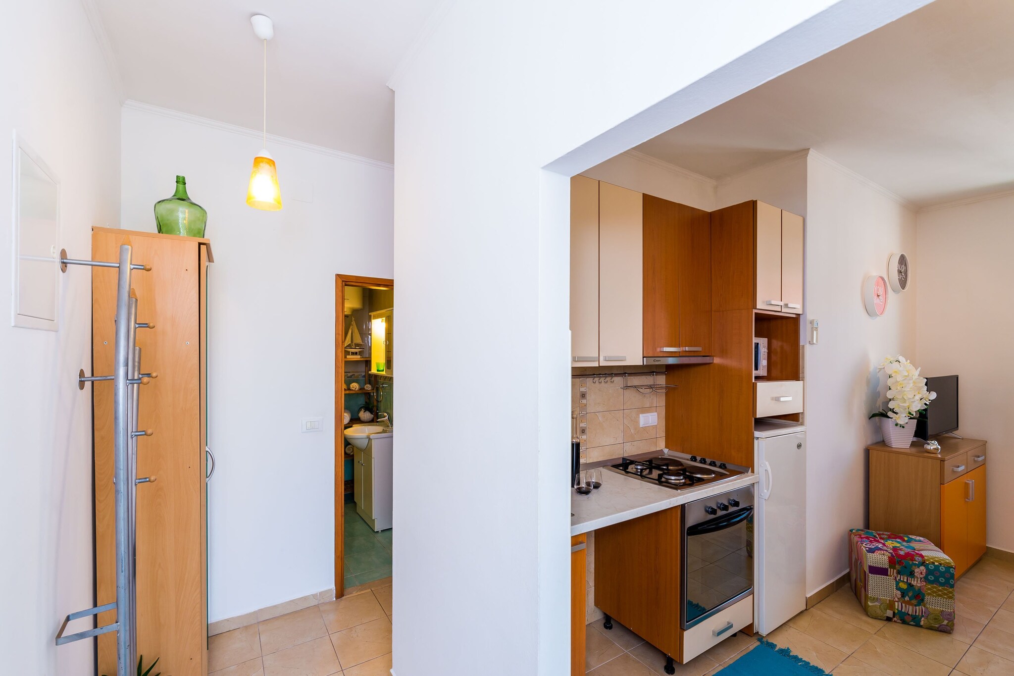 Apartments and  Room Frane - Standard One Bedroom Apartment with Terrace-Keuken