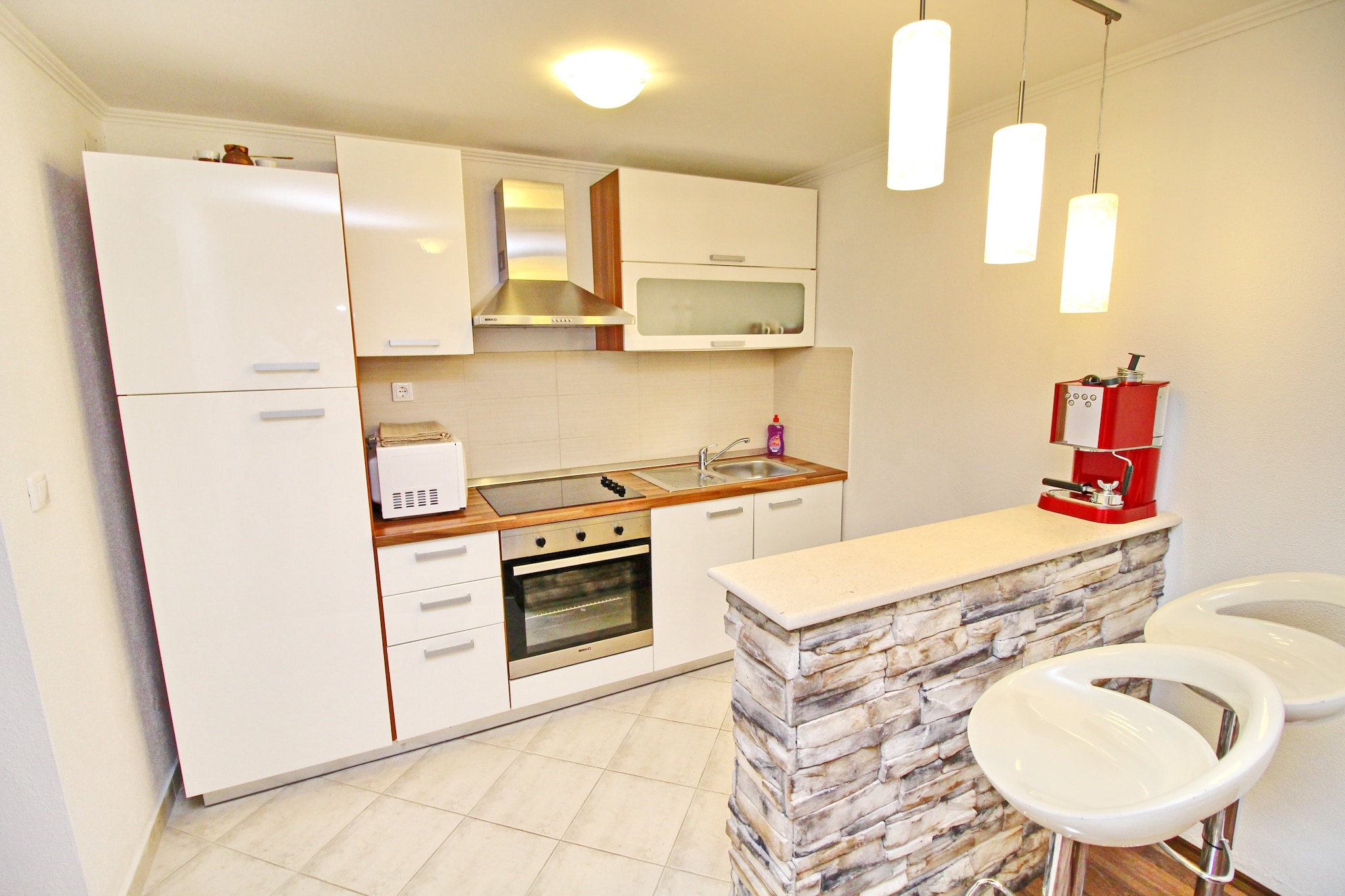 Apartment Wish Vela Luka - One-Bedroom Apartment with Terrace-Keuken