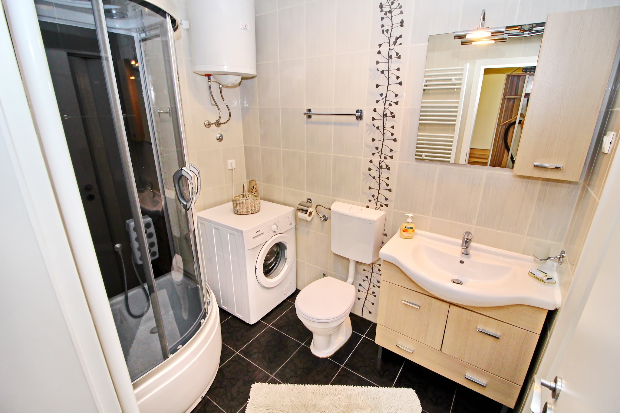Apartment Wish Vela Luka - One-Bedroom Apartment with Terrace-Badkamer