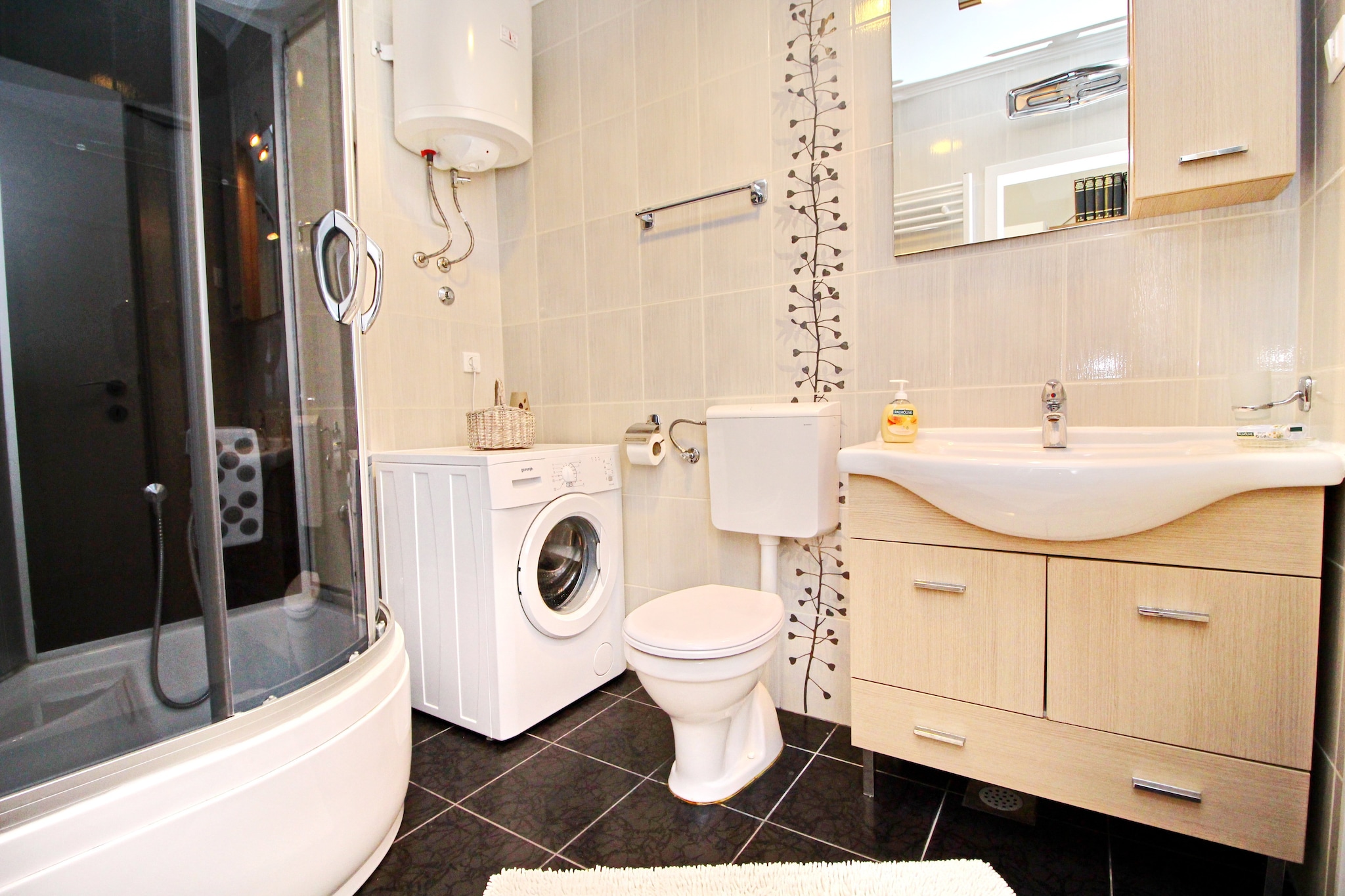 Apartment Wish Vela Luka - One-Bedroom Apartment with Terrace-Badkamer
