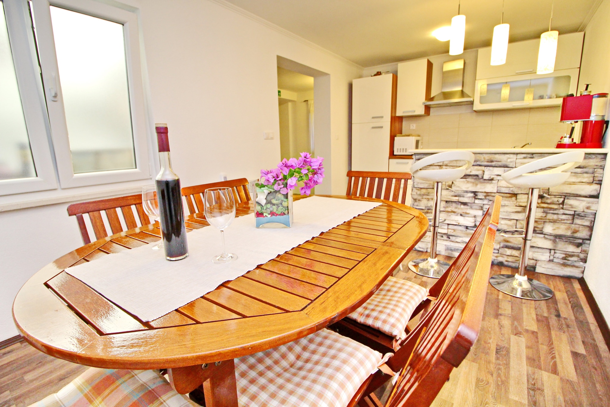 Apartment Wish Vela Luka - One-Bedroom Apartment with Terrace-Eetkamer
